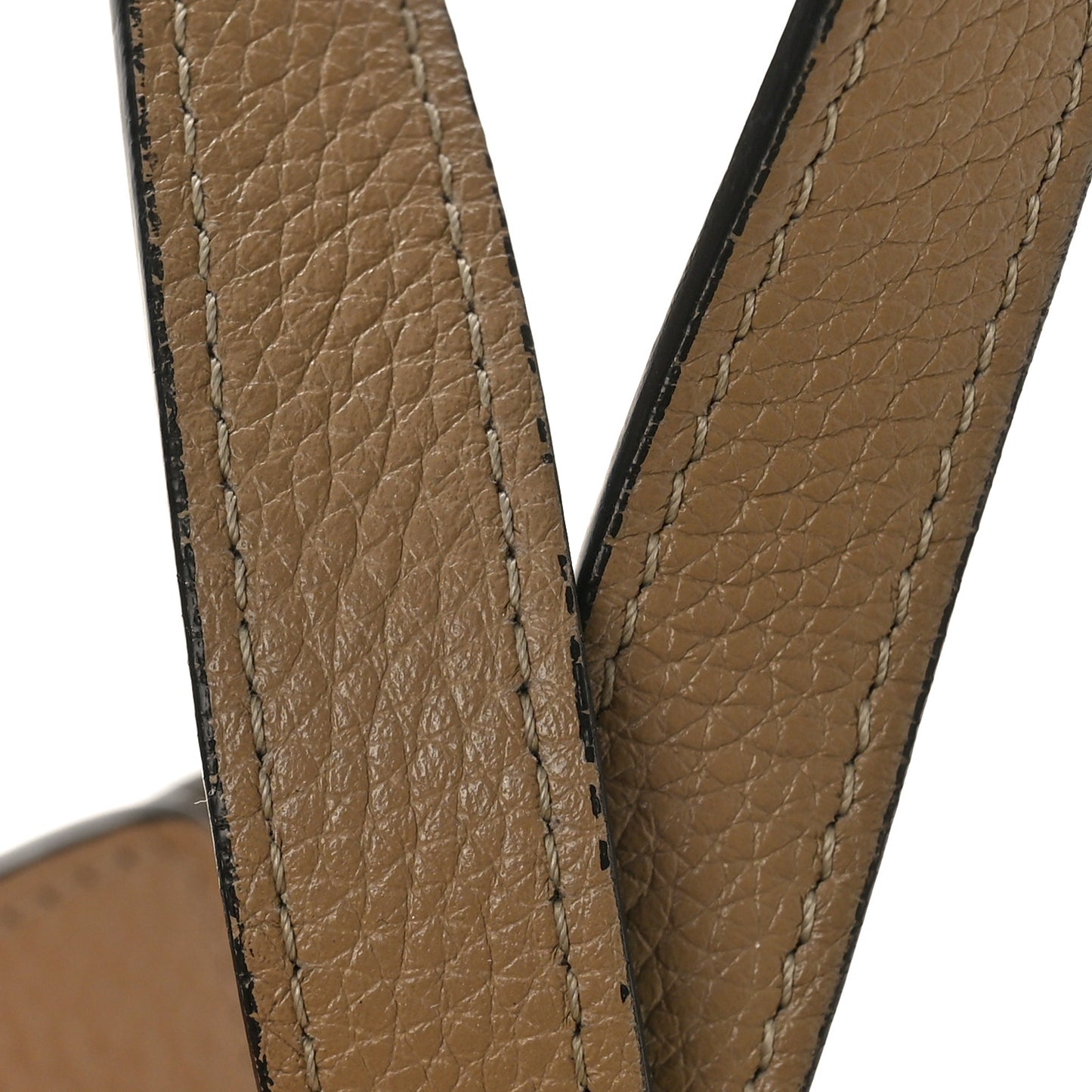 Drummed Calfskin Nano Luggage Dune
