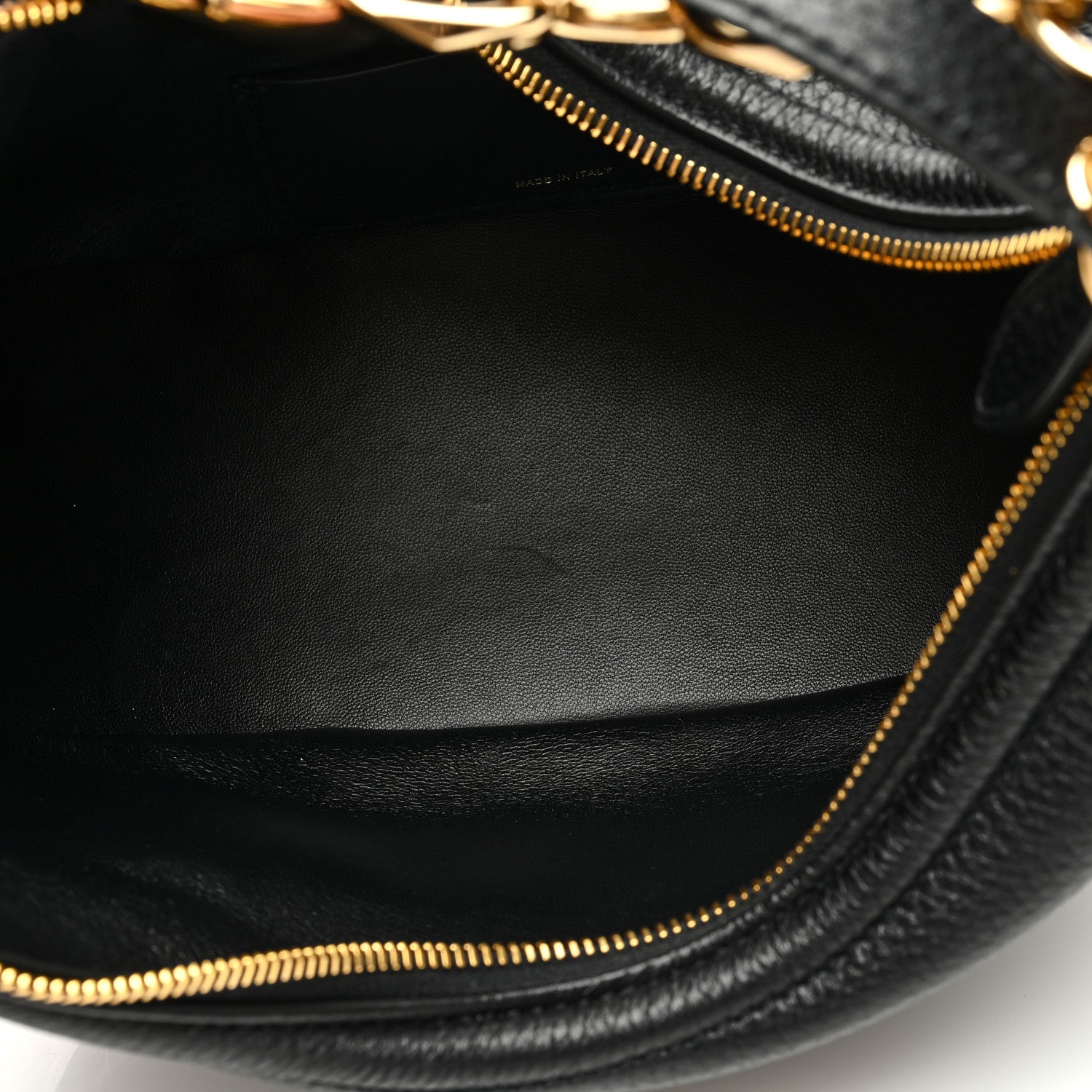 Valentino Garavani Grainy Calfskin Small Vlogo Moon Hobo Bag Black 5 of 9