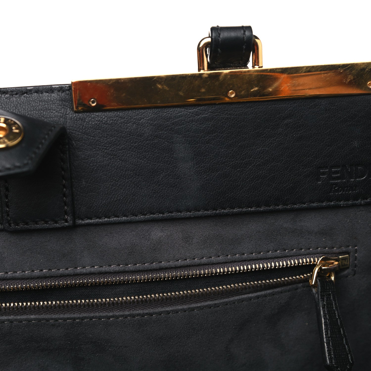 Fendi Vitello Elite Large 3Jours Tote Black 5 of 16