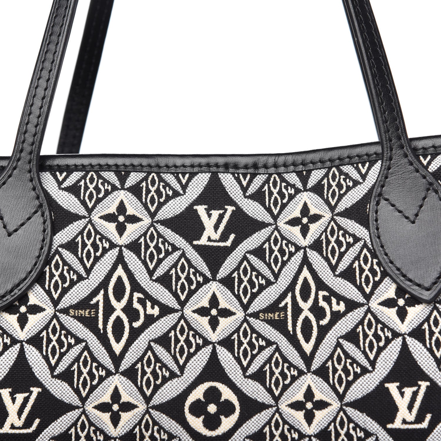 Louis Vuitton Jacquard Since 1854 Neverfull MM Grey 10 of 10