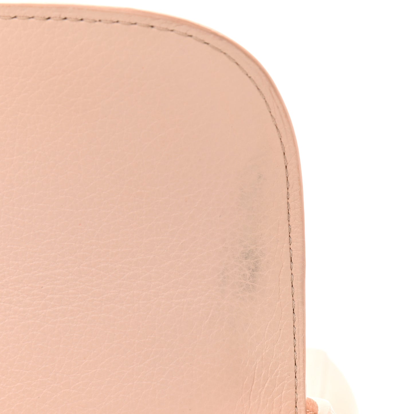 Grained Calfskin Mini Brillant Satchel Light Pink