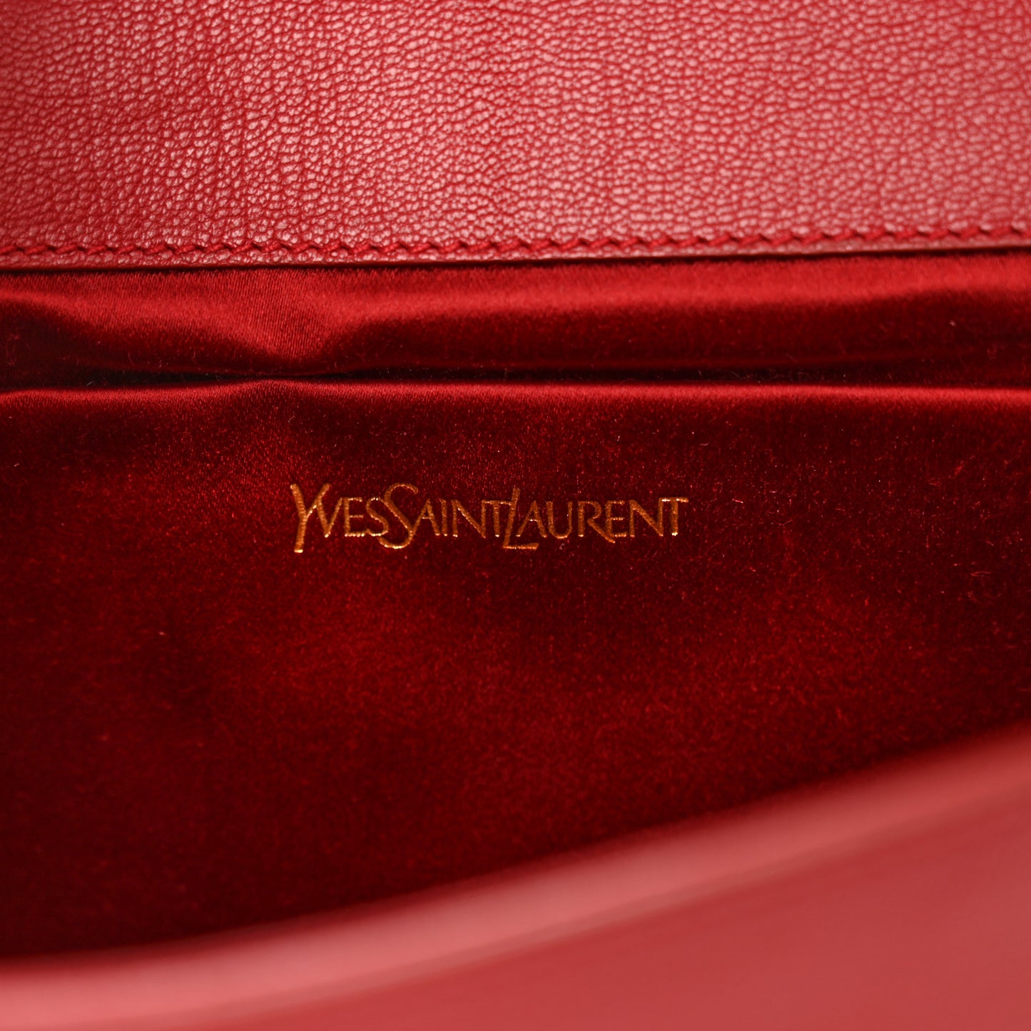 Goatskin Monogram Large Belle De Jour Clutch Red