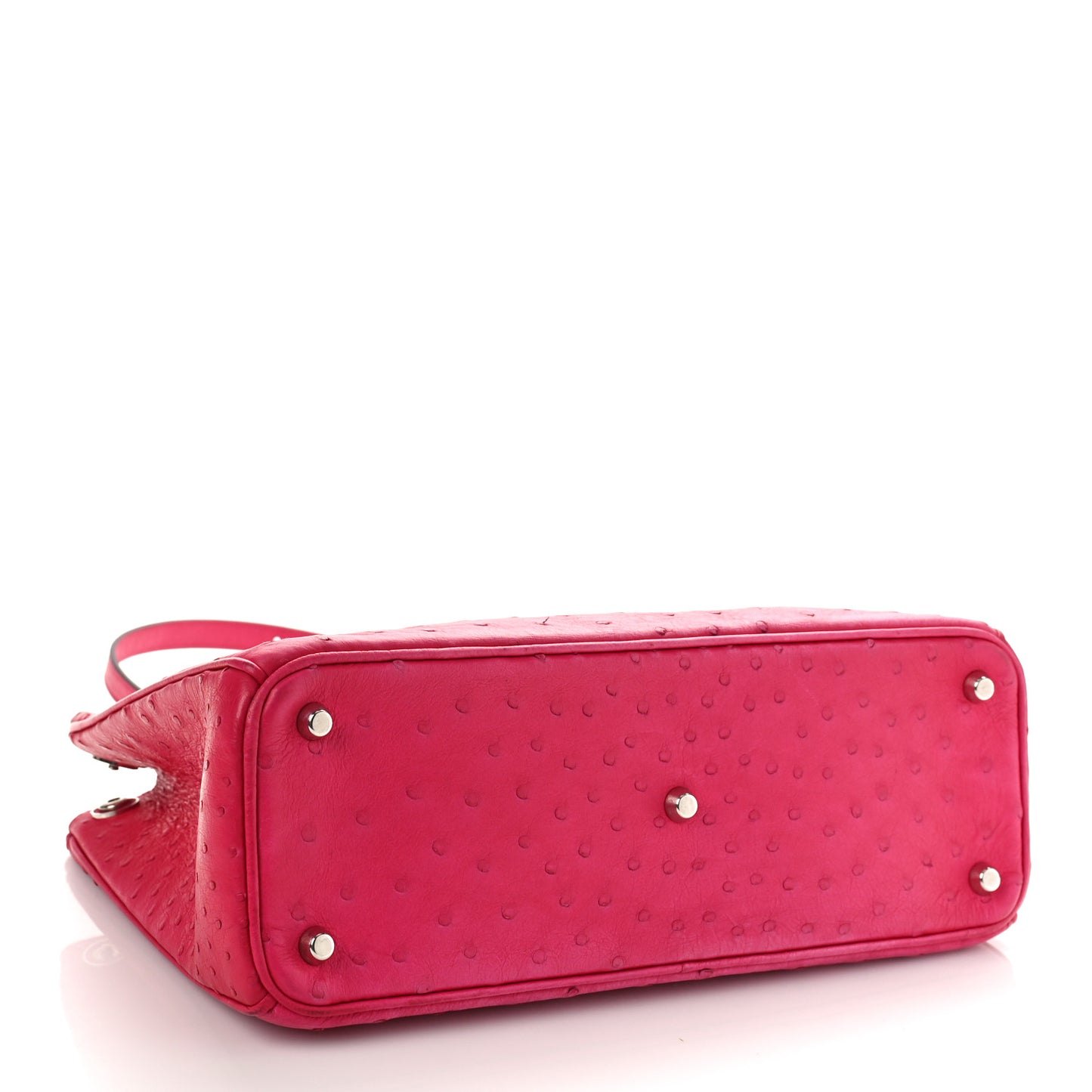 Ostrich Medium Diorissimo Tote Fuchsia