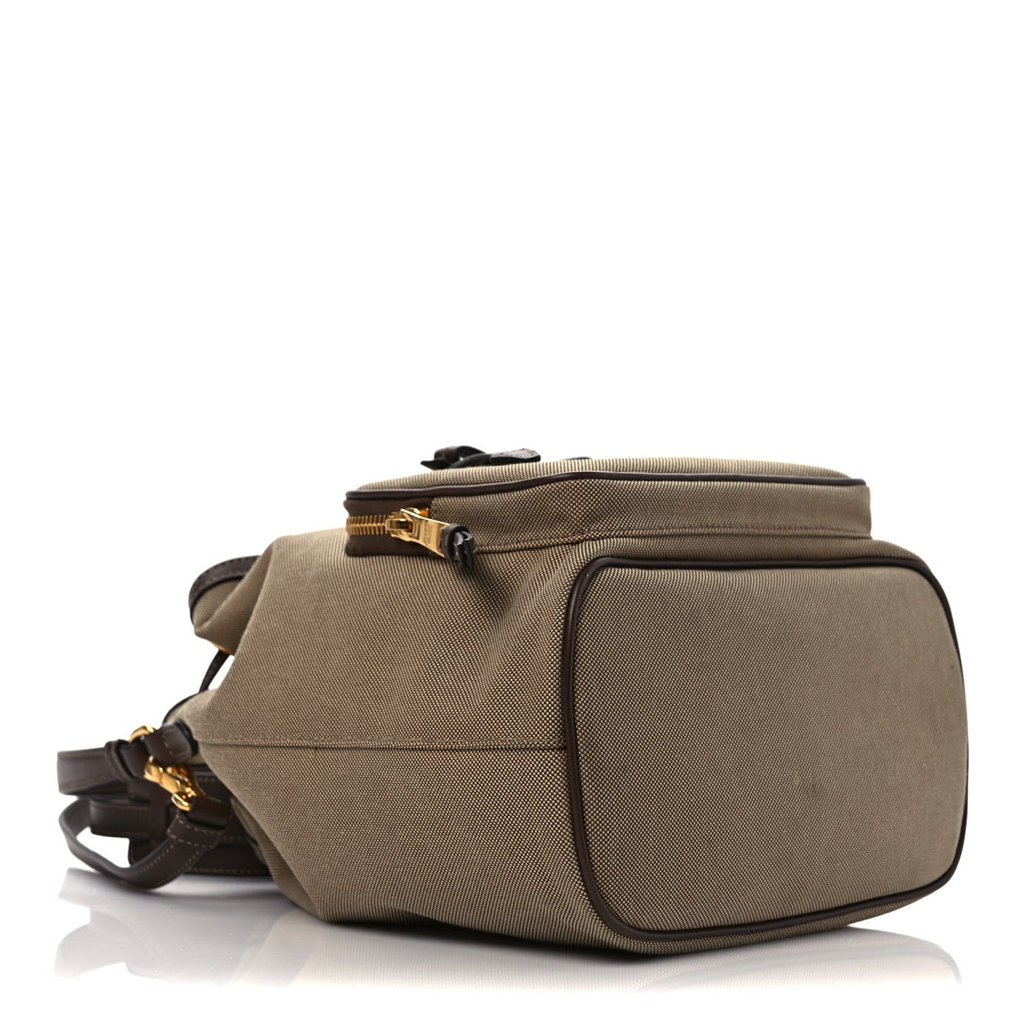 Jacquard Logo Mini Bucket Crossbody Bag Corda Bruciato
