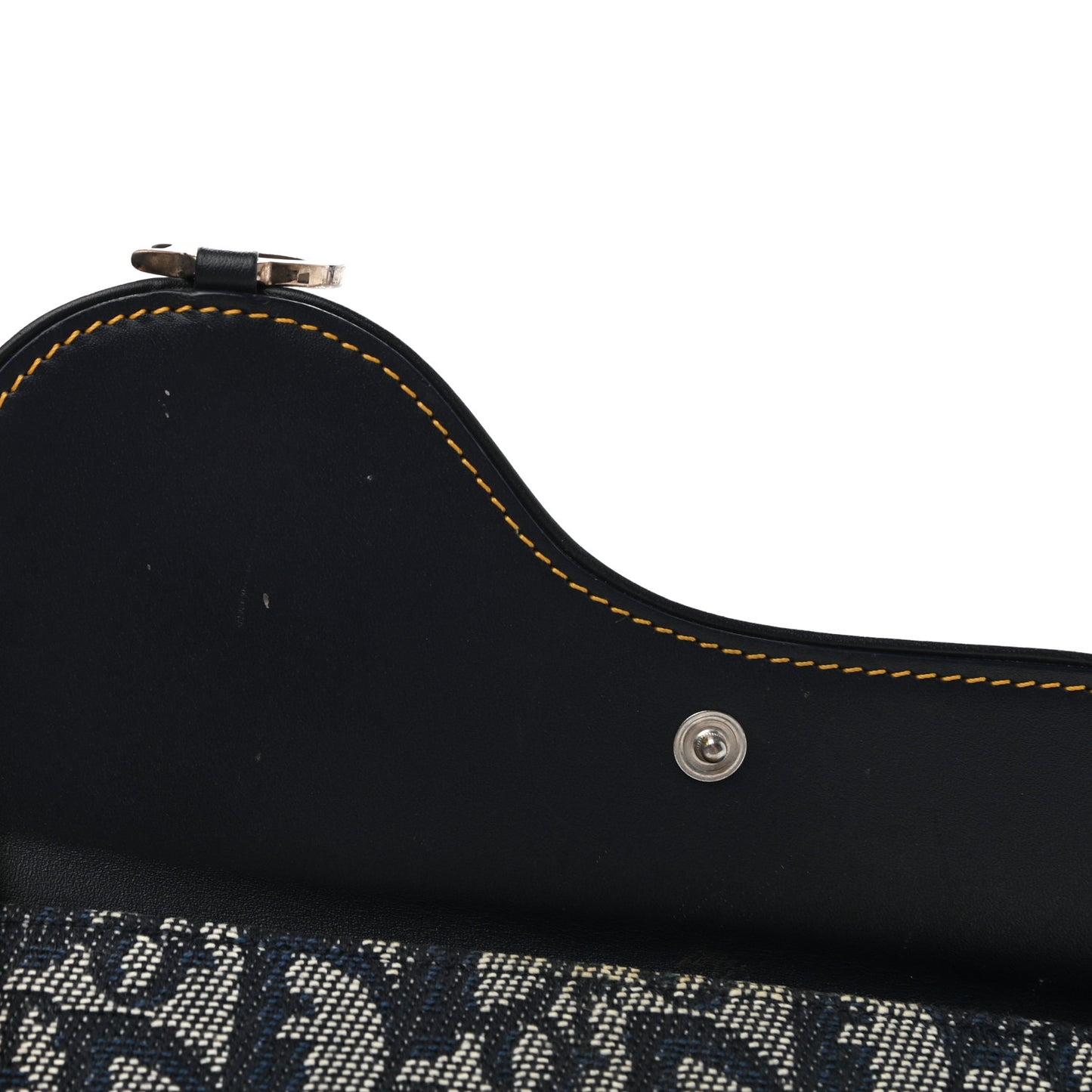 Monogram Saddle Wallet Navy