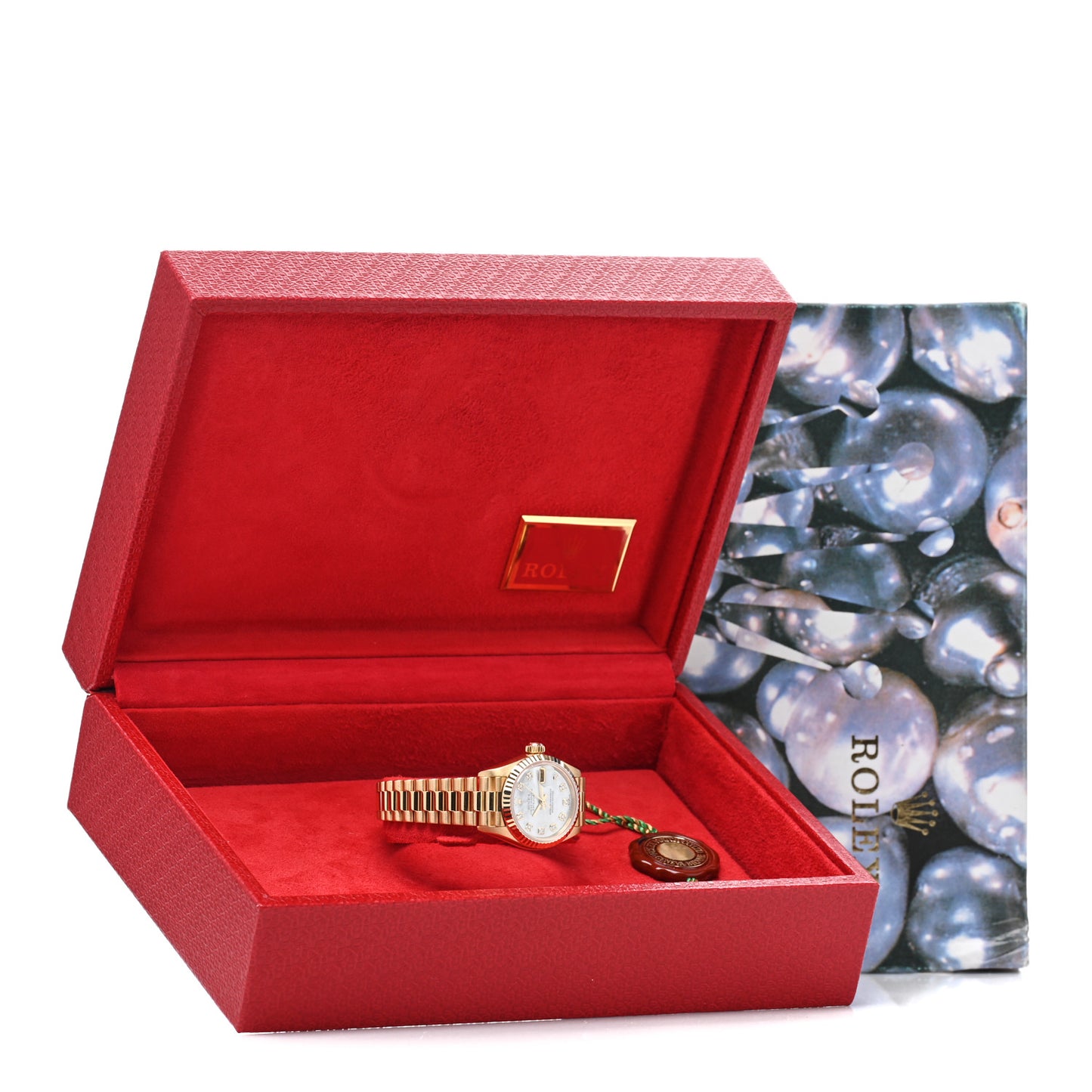 18K Yellow Gold Diamond Mother of Pearl 26mm Datejust President Watch 79178