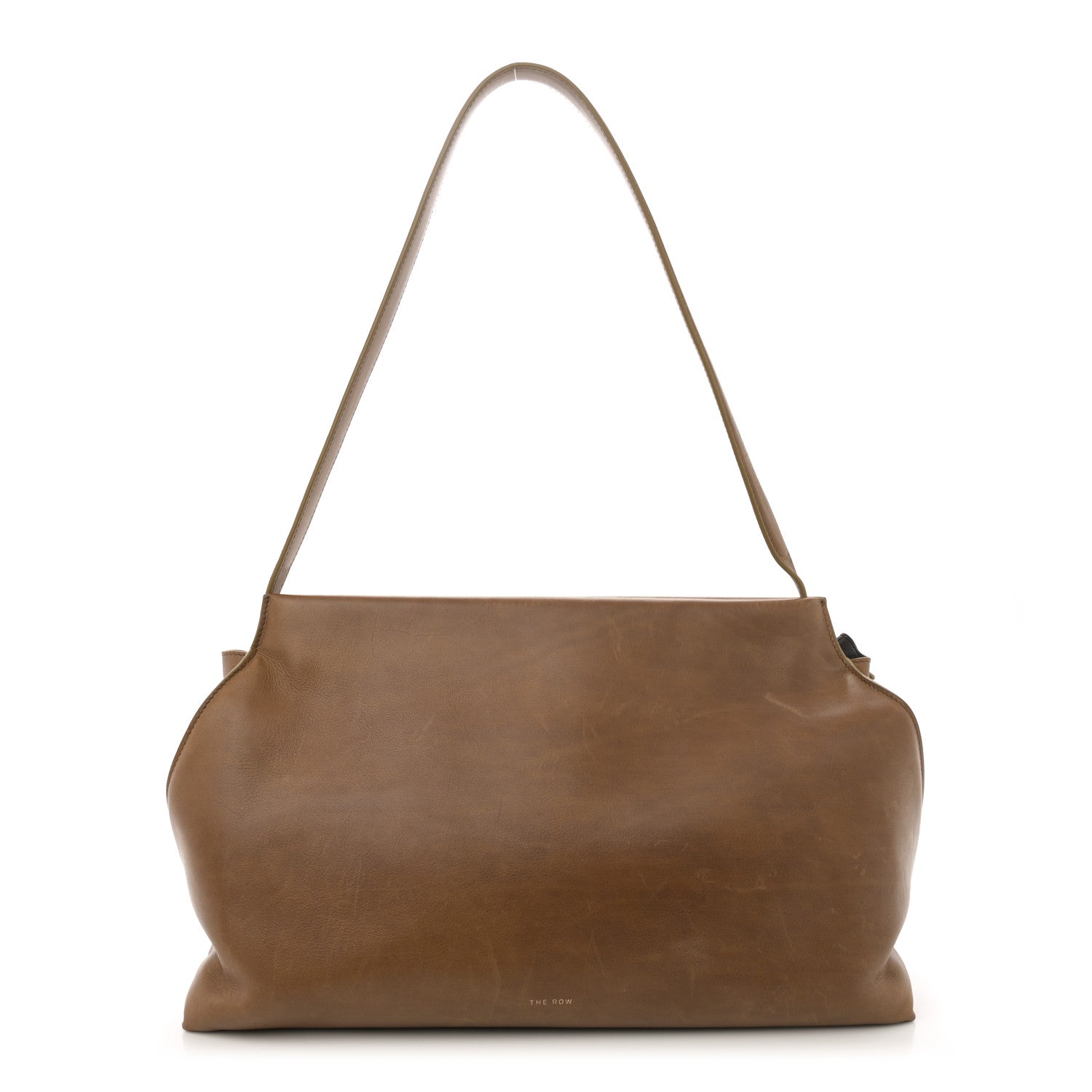 The Row Saddle Calfskin Sienna Shoulder Bag Camel 1649430