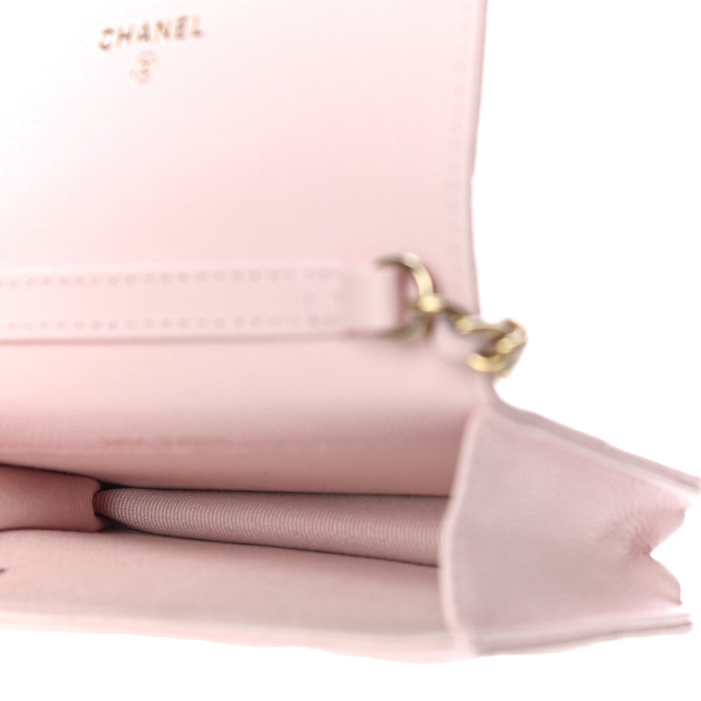 Caviar Quilted Mini Chain Bag Pink