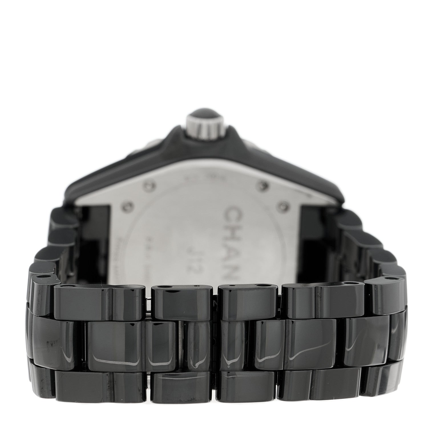 Chanel Stainless Steel Ceramic 38mm J12 Phantom Automatic Watch Black 3 of 5