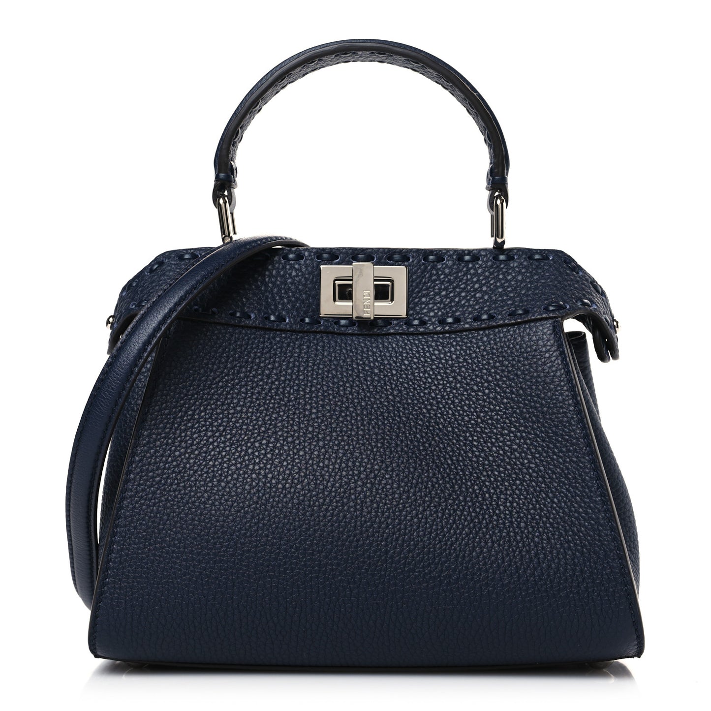 Cuoio Roma Sellerissima Nappa Sintetica Tape Stitch Mini Peekaboo Notte