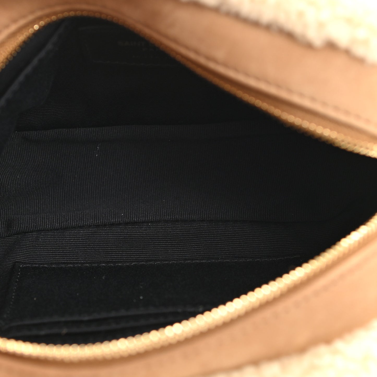 Suede Shearling Lou Belt Bag Natural Tan