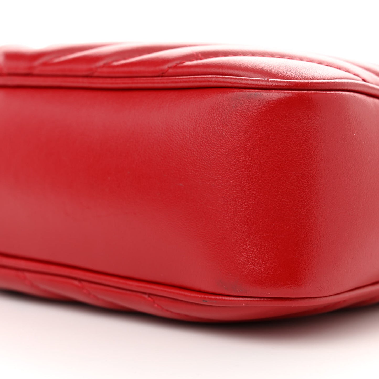 Calfskin Matelasse Monogram Lou Camera Bag Red
