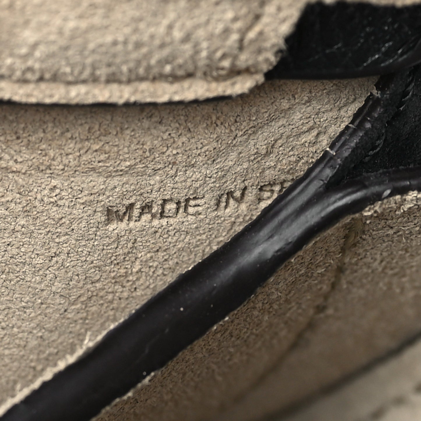 Calfskin Small Pixie Bag Black