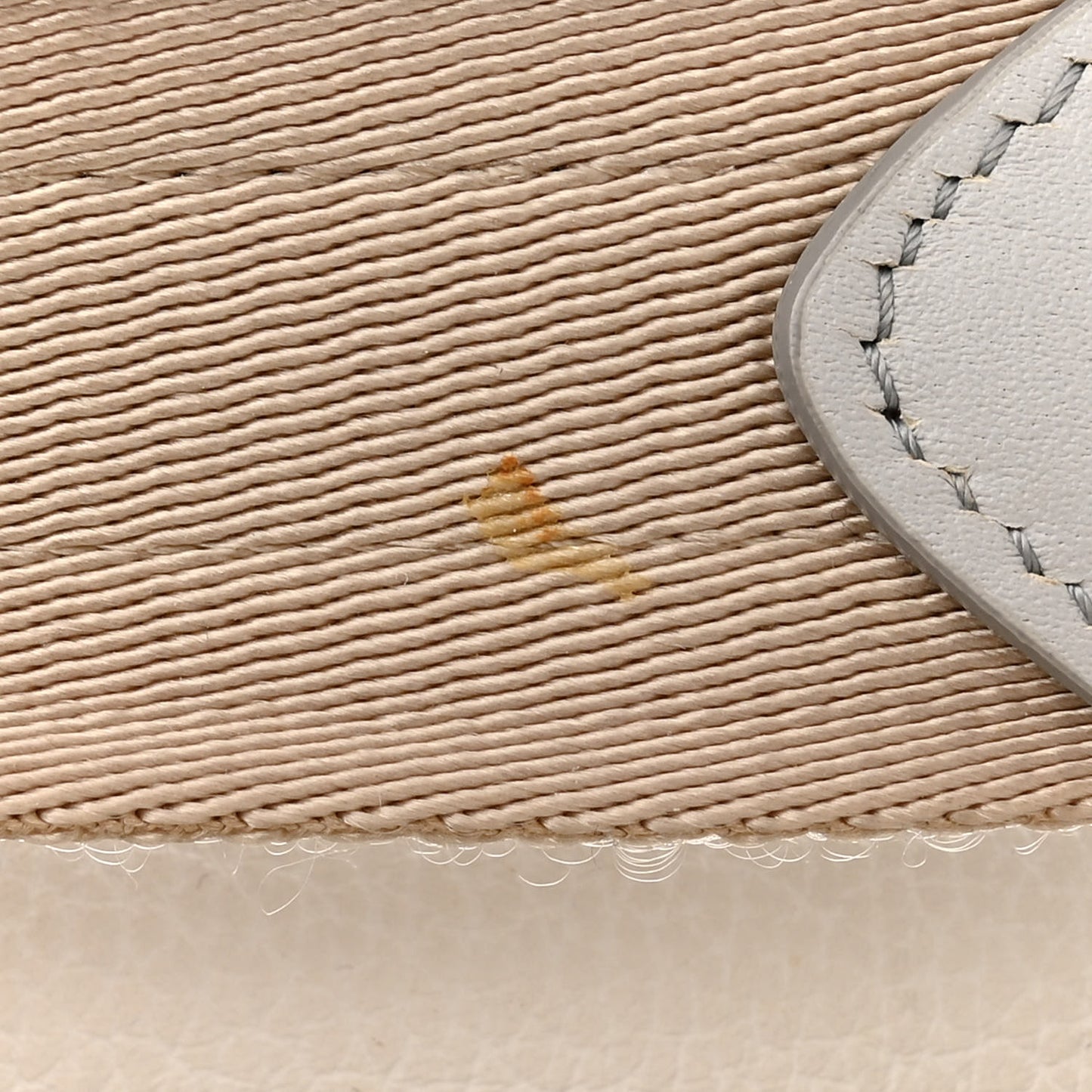 Grained Calfskin Medium Milla Tote White