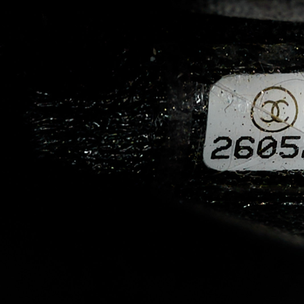 Lambskin Quilted Flap Clutch Black