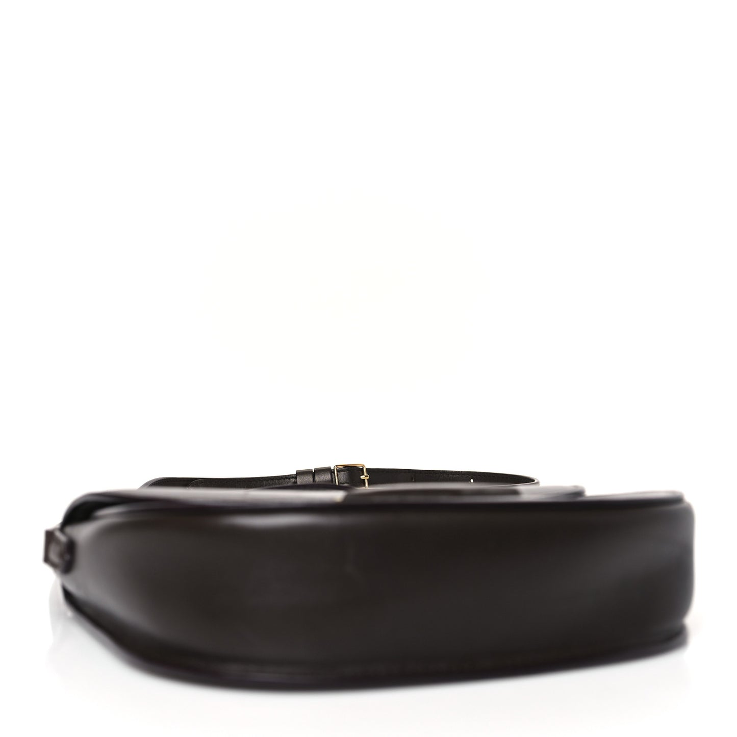 Smooth Calfskin Small Trotteur Dark Brown