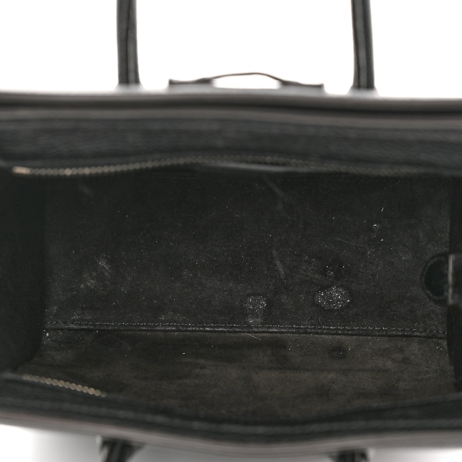 Celine Drummed Calfskin Nano Luggage Black 5 of 15