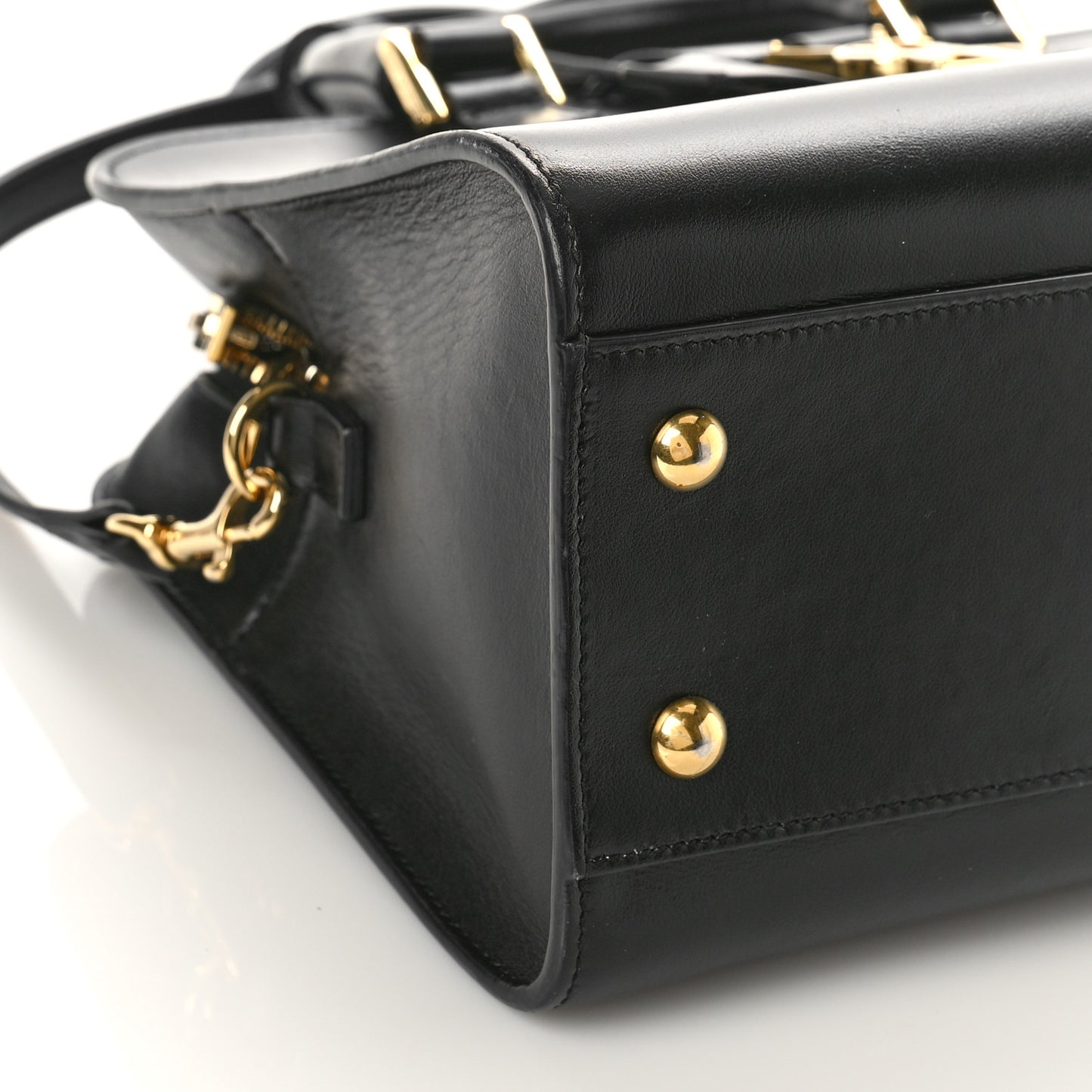 Calfskin Monogram Baby Cabas Black