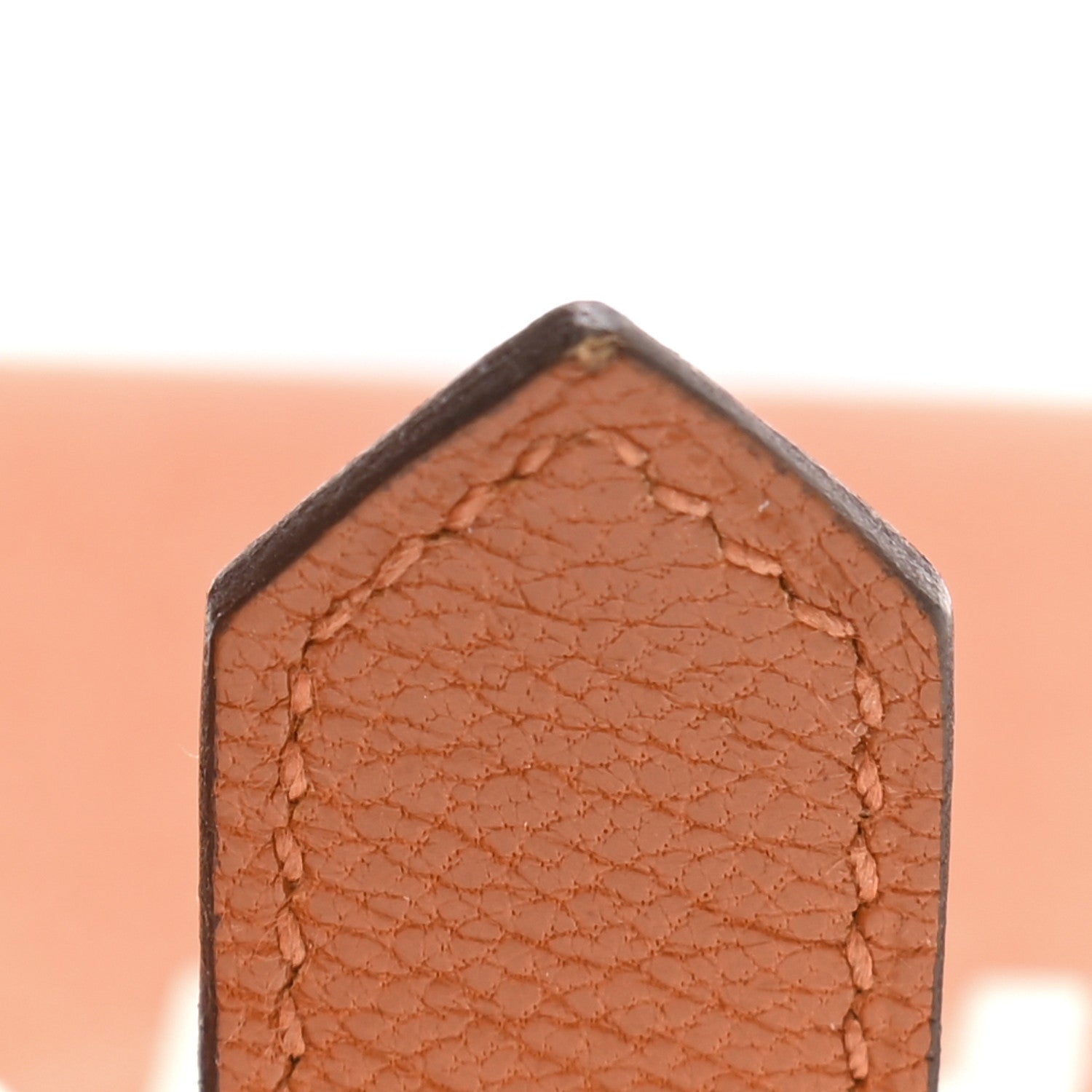 Hermes Chevre Mysore Verso Bearn Card Holder Wallet Caramel Orange 8 of 8