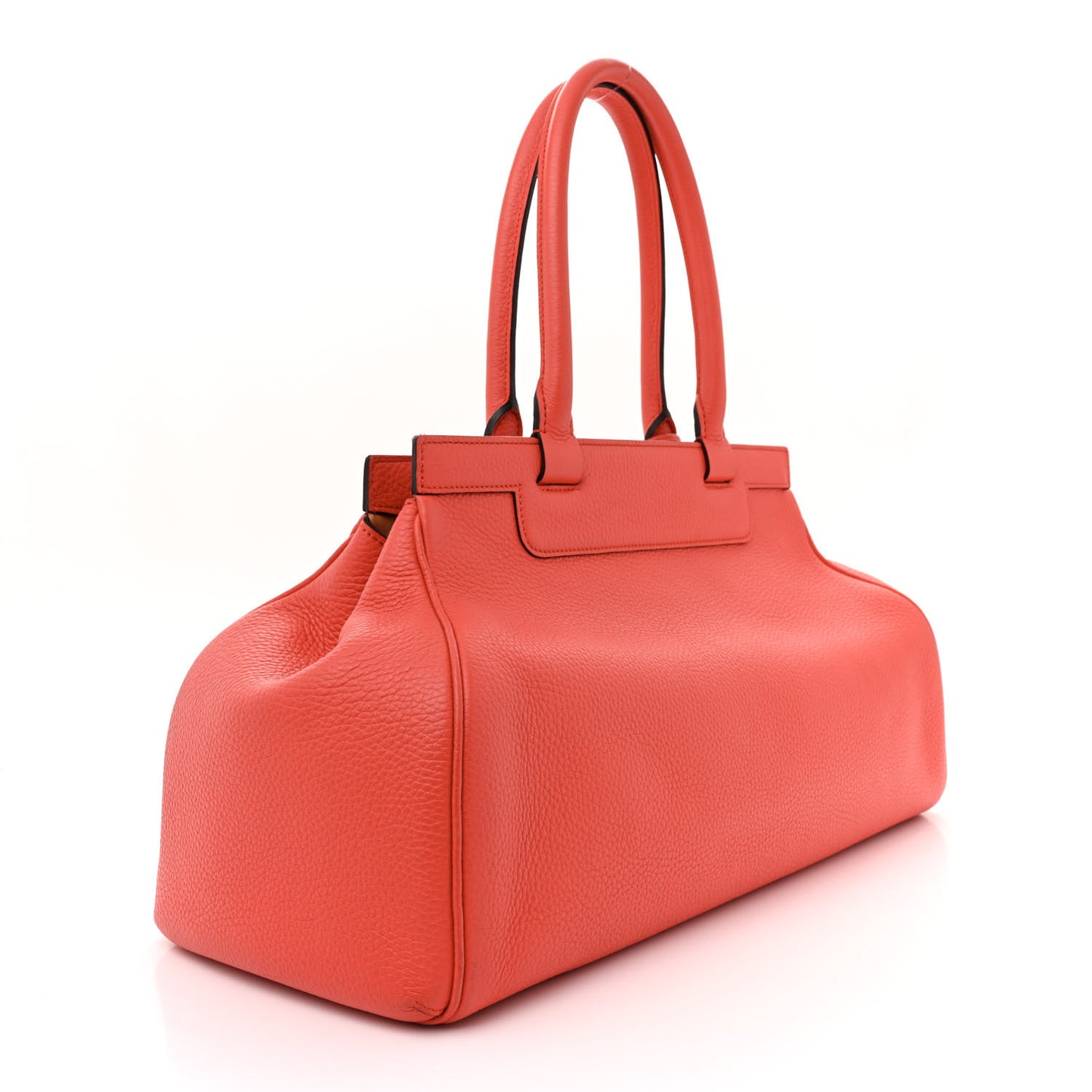 Taurillon Gex Pauline MM Tote Coral