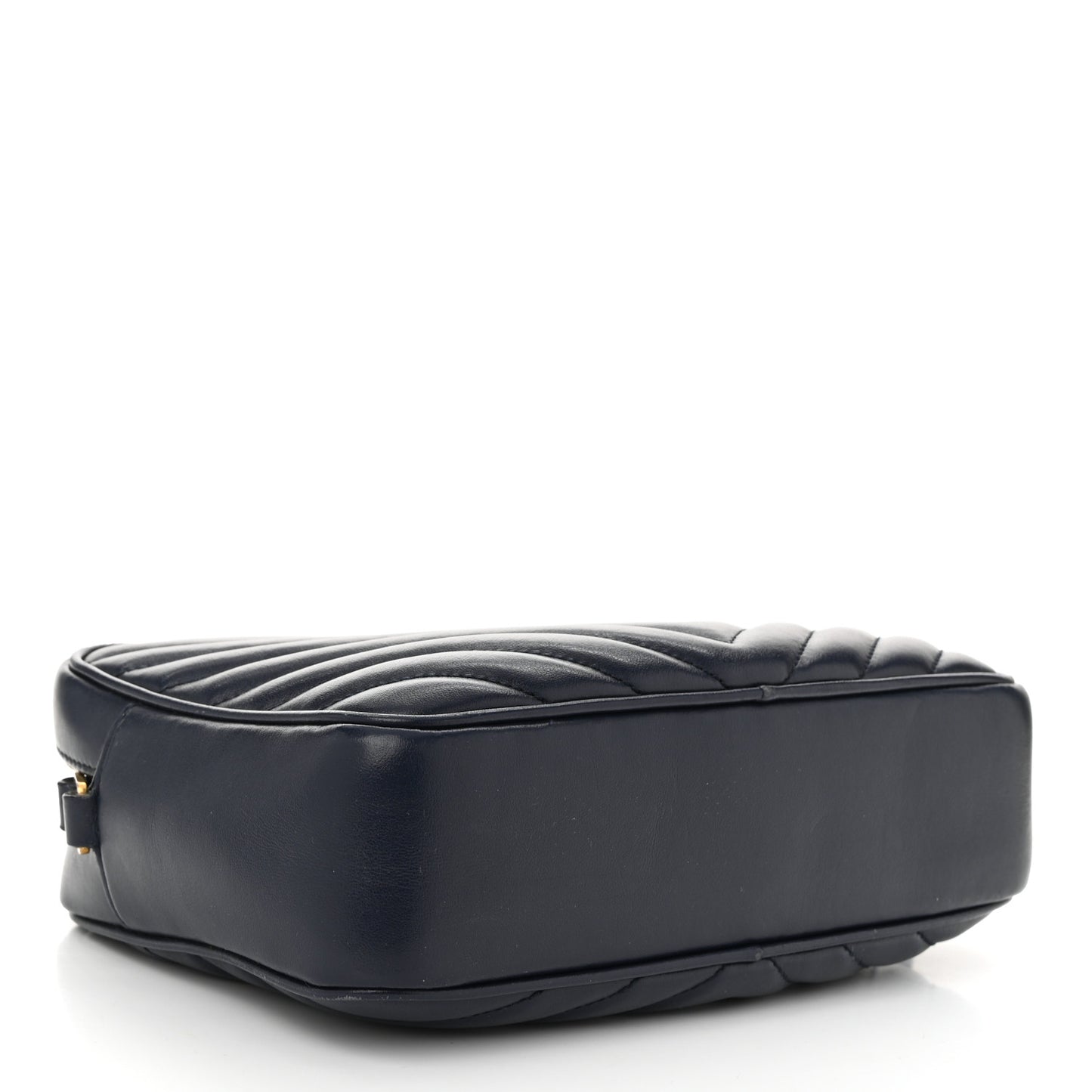 Calfskin Matelasse Monogram Lou Camera Bag Deep Marine