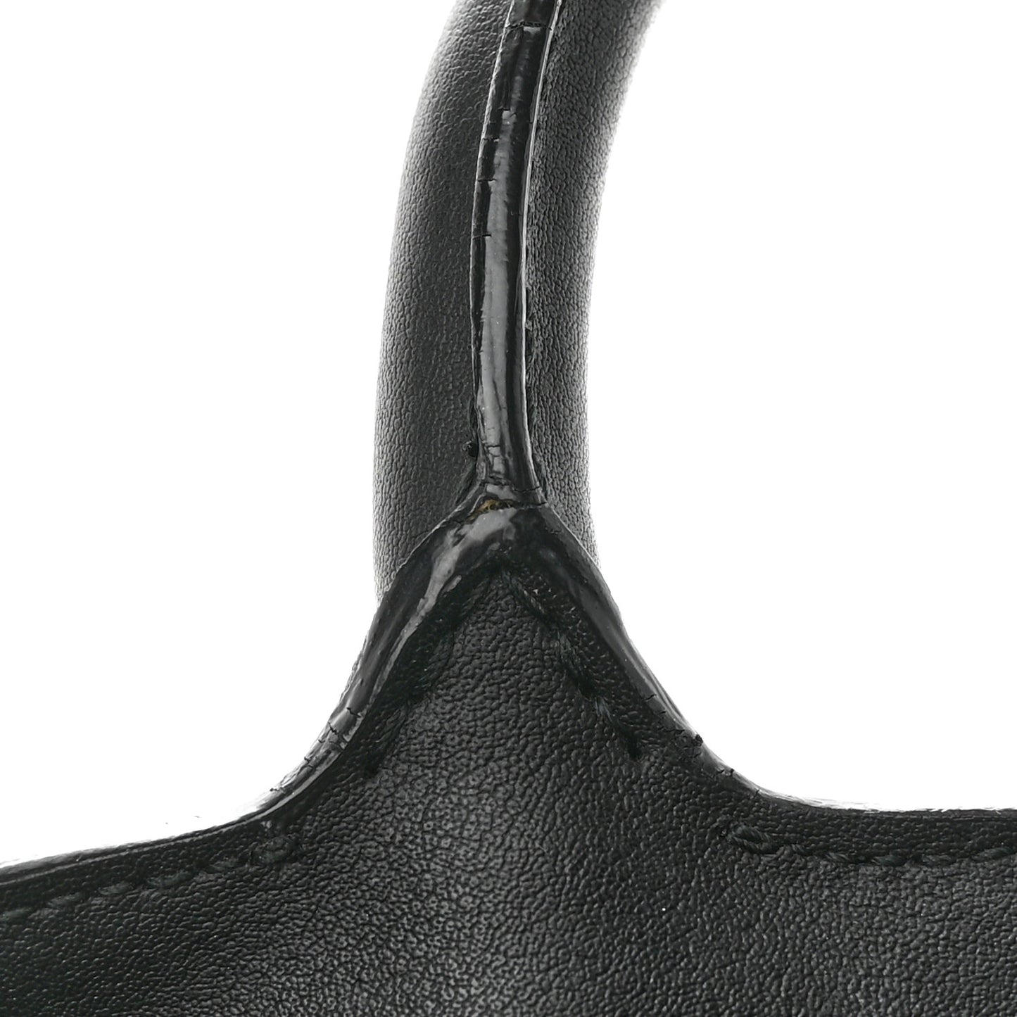 Calfskin Double Handle Small Nolita Satchel Black
