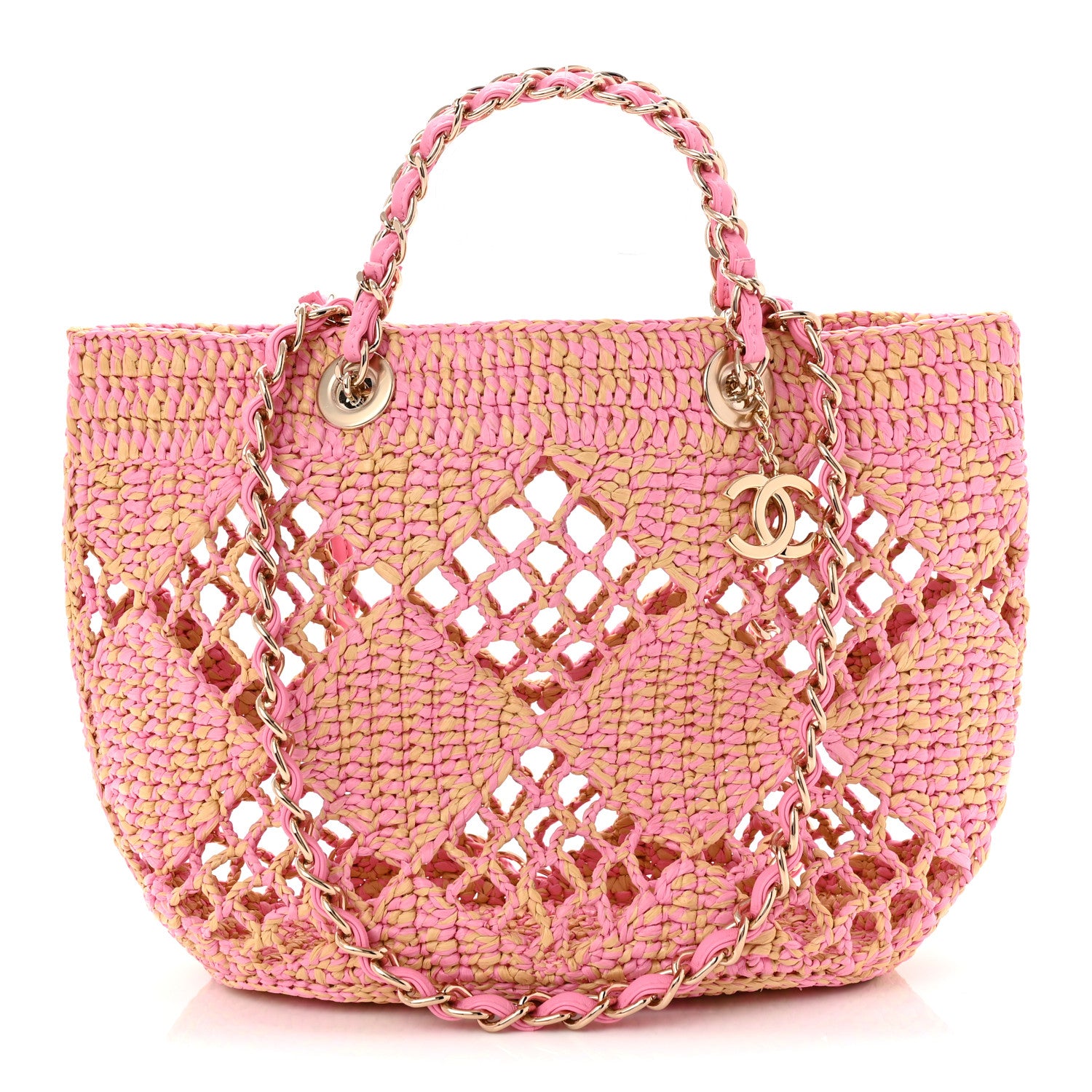 ◆SALE◆　■美品■　シャネル CCフィグリー チェーン トート バッグ ピンクベージュ レザー A93341 箱 【257049】◇ CHANEL - ◇SALE◇ □美品□ シャネル CCフィグリー チェーン トート