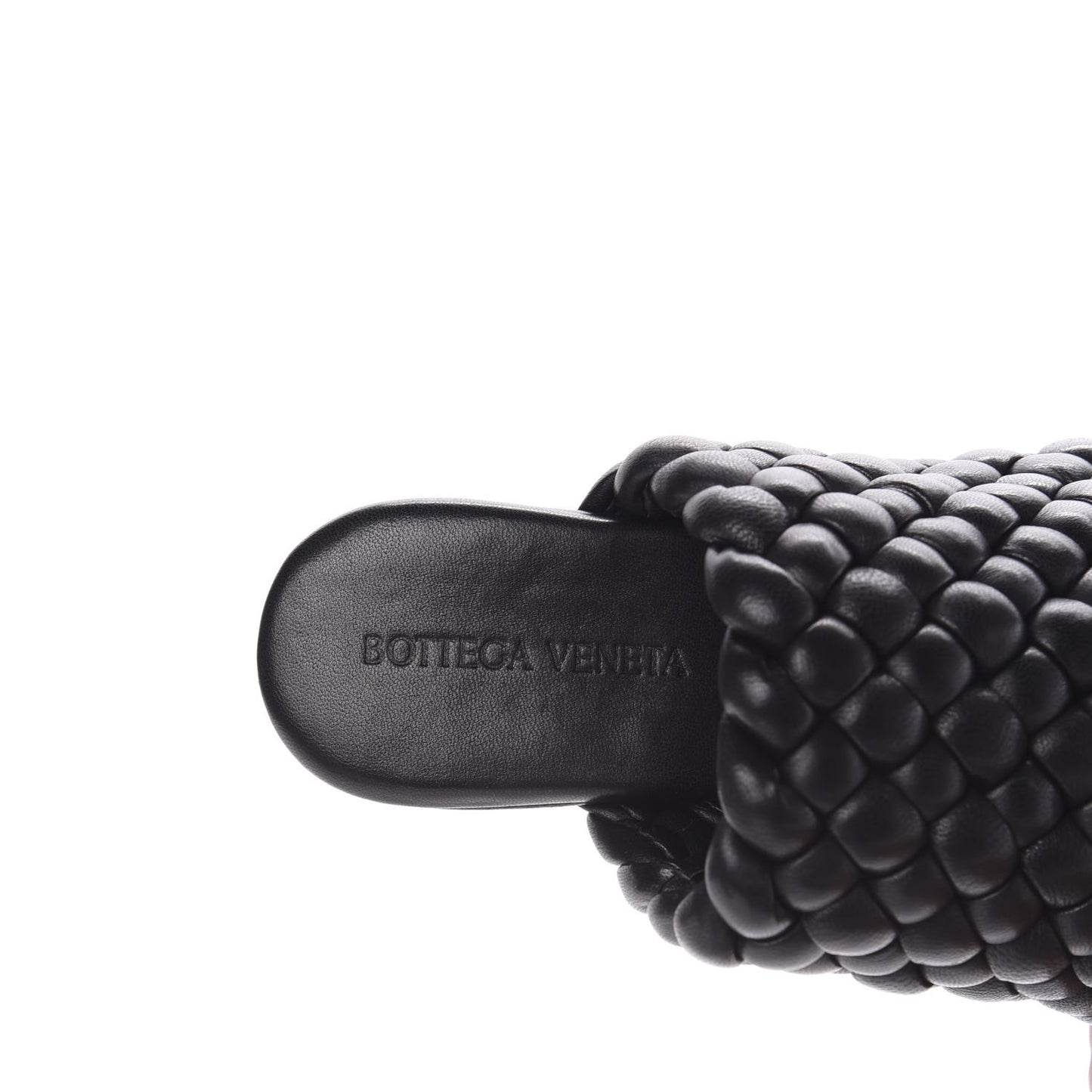 Nappa Padded Intreccio The Curve Sandals 40.5 Black