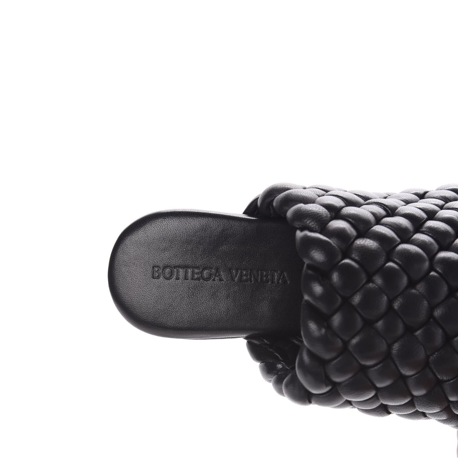 Bottega Veneta Nappa Padded Intreccio The Curve Sandals 40.5 Black 7 of 9