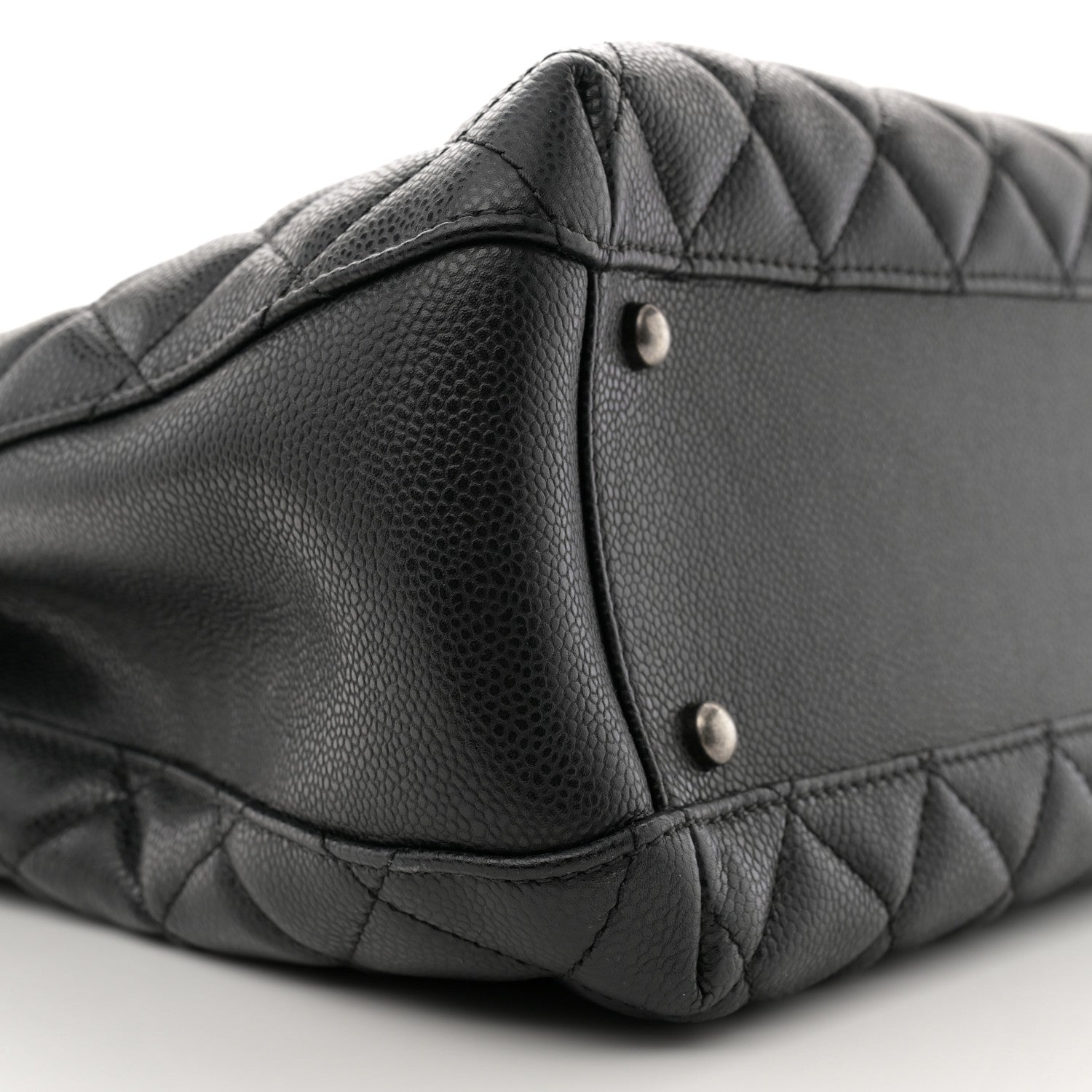 Chanel Caviar Quilted City Shopping Tote Black 9 of 13