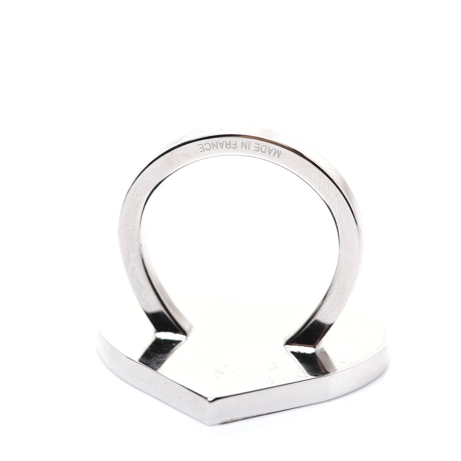 Hermes Palladium Coeur Scarf Ring Rouge 5 of 7