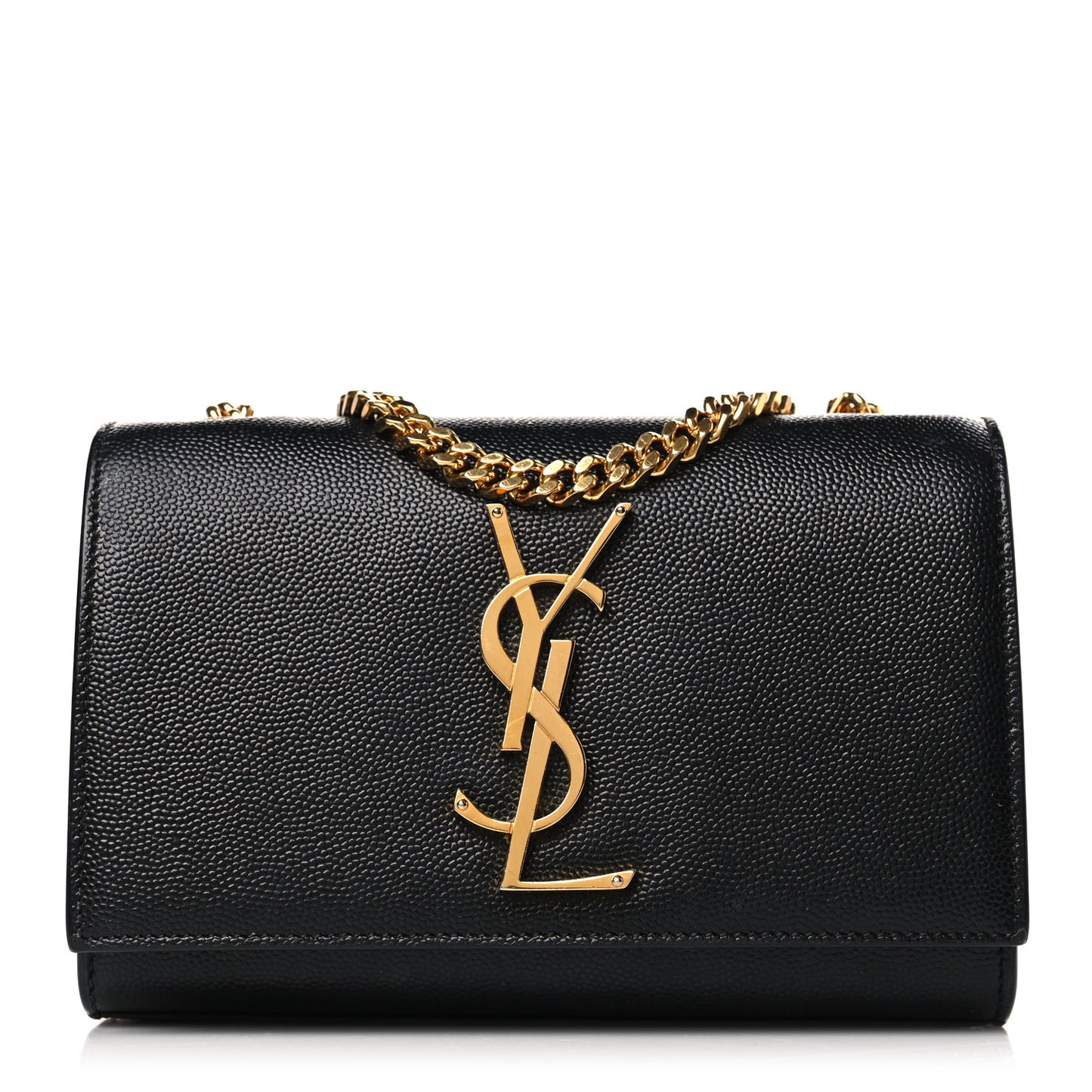 Grain De Poudre Small Monogram Kate Satchel Black
