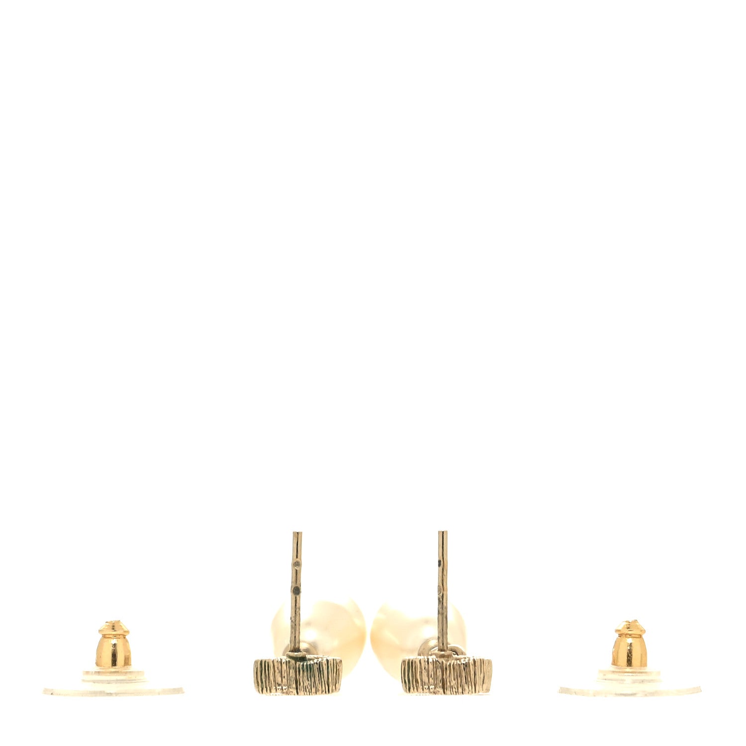 Chanel Pearl CC Teardrop Earrings Gold 3 of 4
