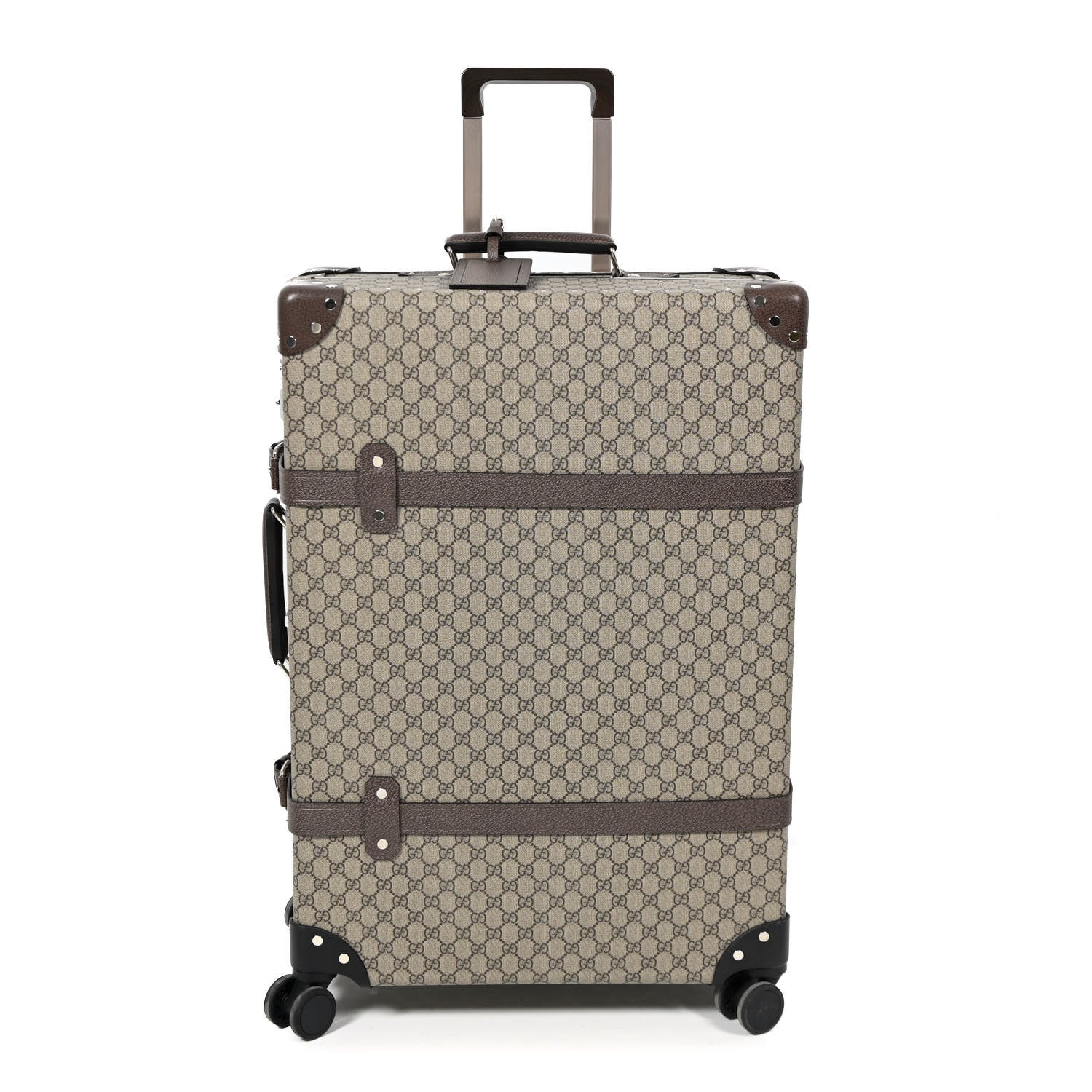 Gucci Supreme Monogram Globe-Trotter Carry-On Brown 1 of 11