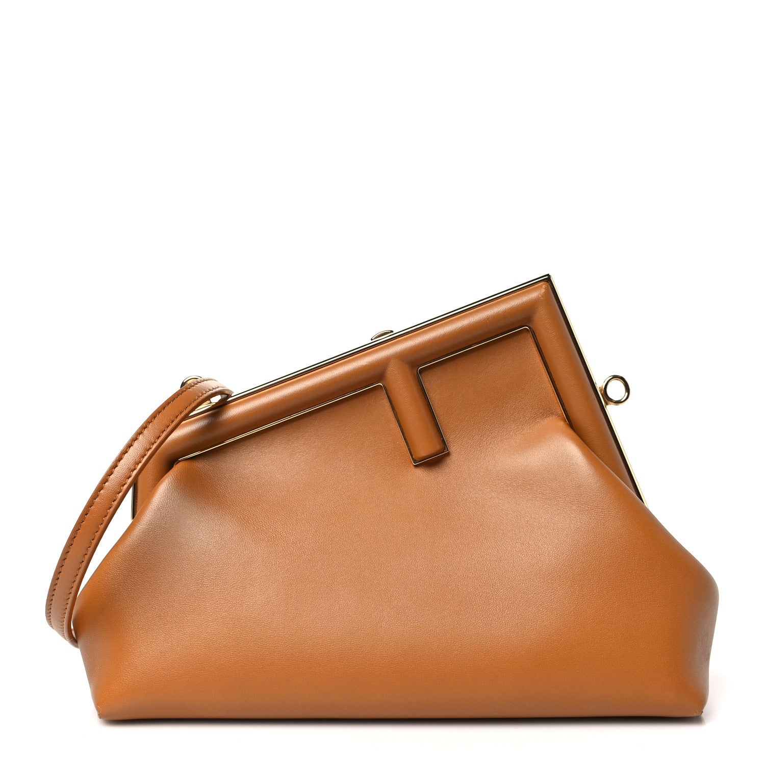 Fendi Shiny Nappa Small Fendi First Caramello 1556498 – FASHIONPHILE