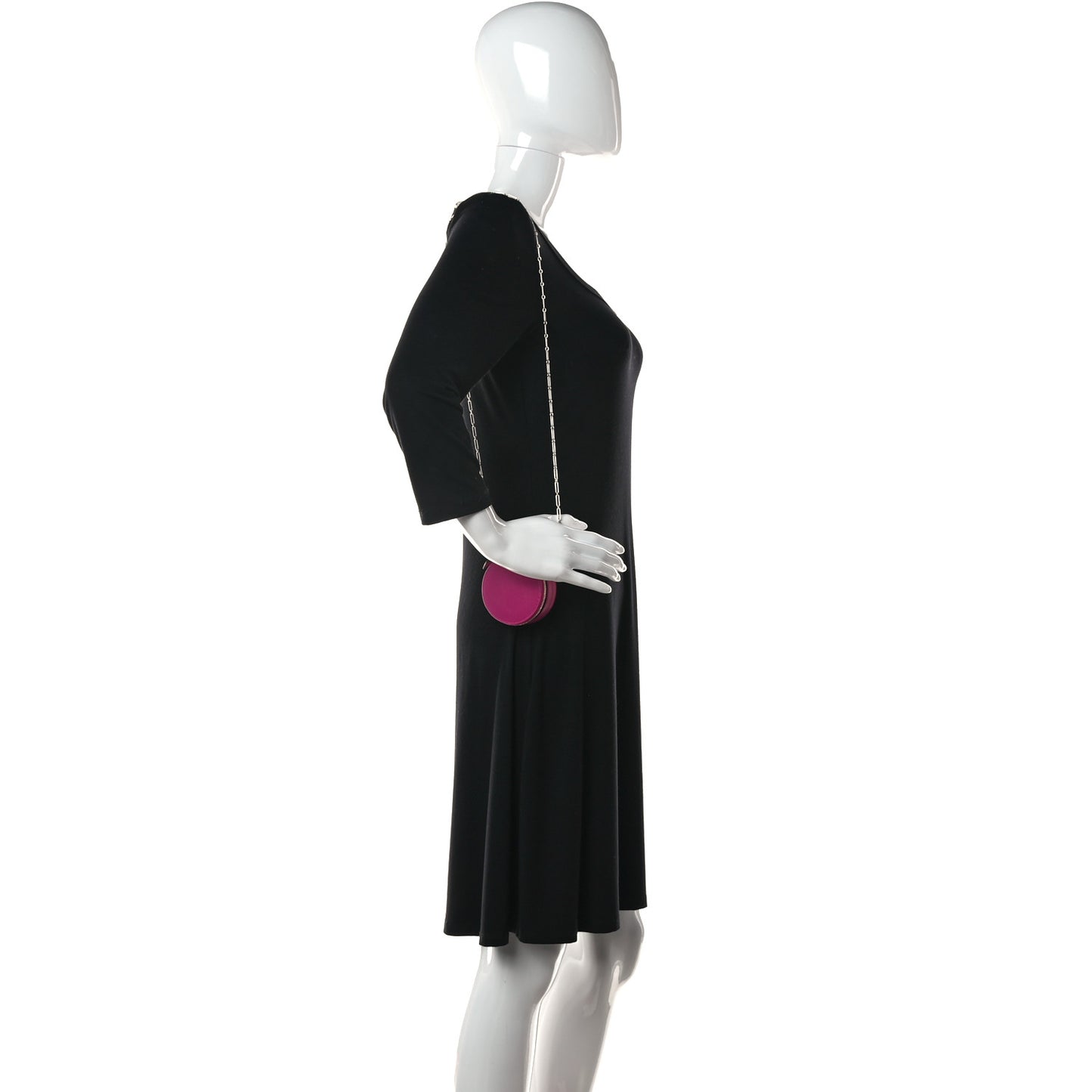 Veau Villandry Micro Rond Rose Pourpre