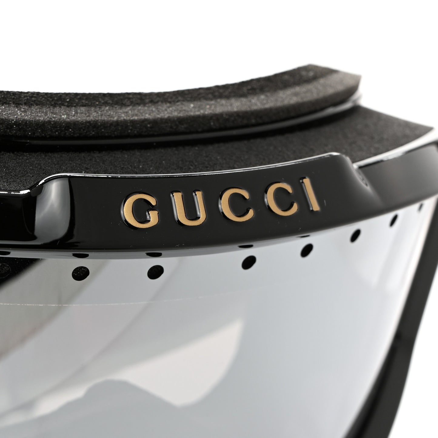 Shiny Acetate Interlocking G Ski Goggles GG1210S Black