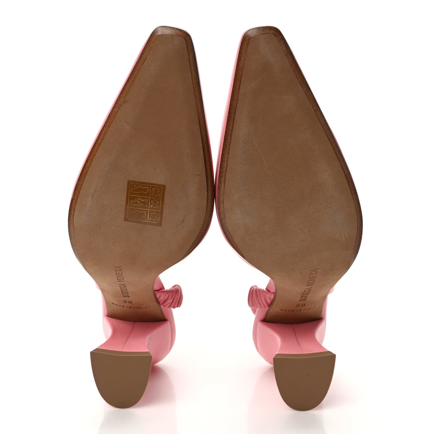 Nappa Almond Slingback Pumps 36 Blossom