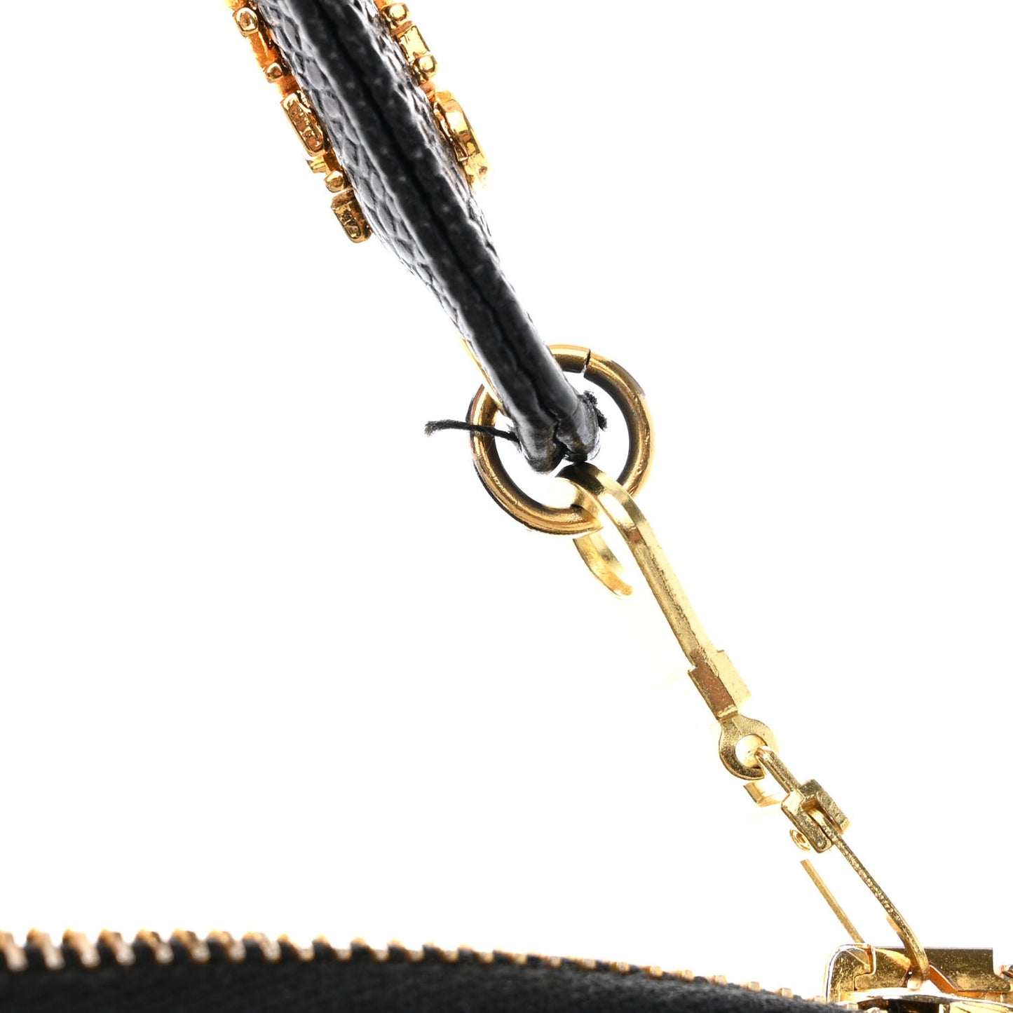 Caviar CC Shoulder Bag Black