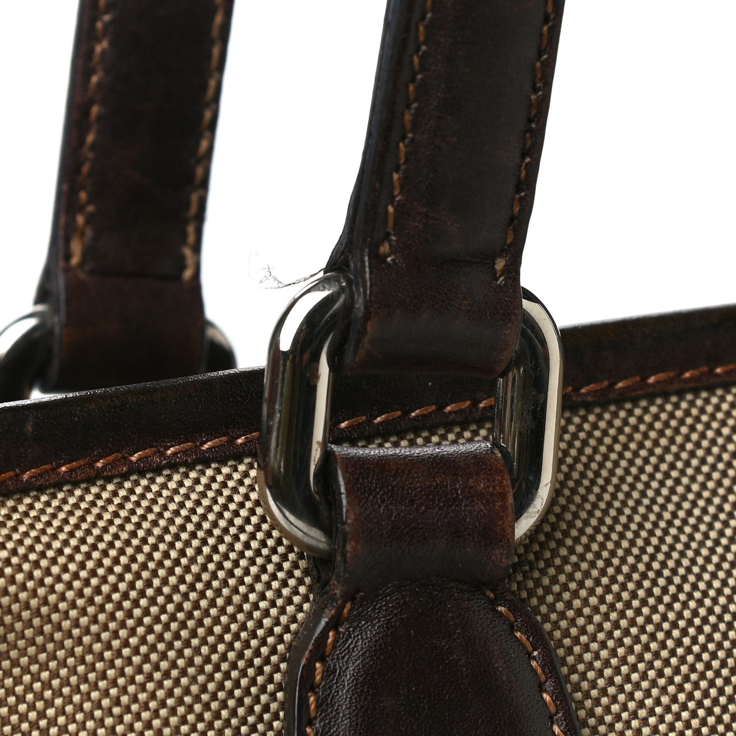 Prada Jacquard Logo Tote Corda Moro 23 of 27