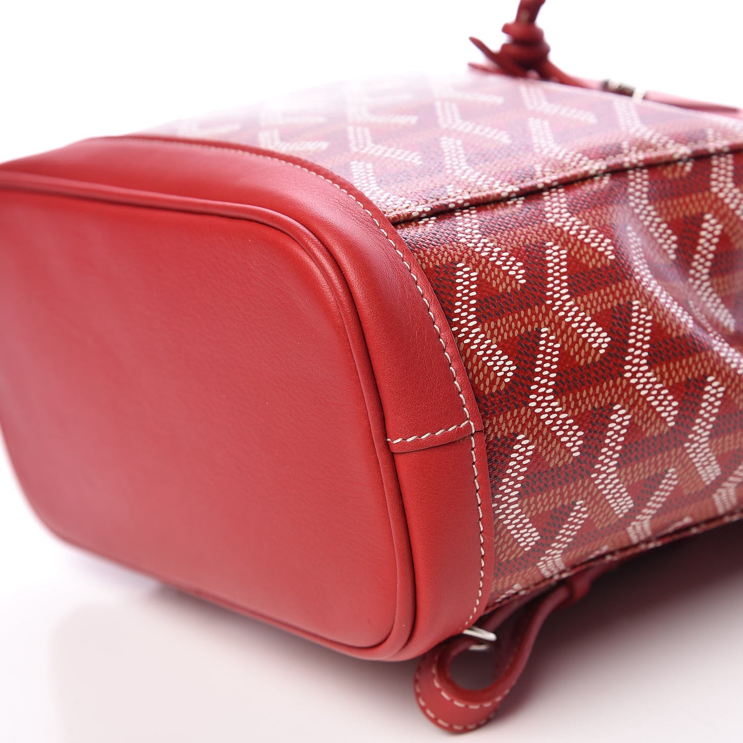Goyardine Calfskin Mini Alpin Backpack Red