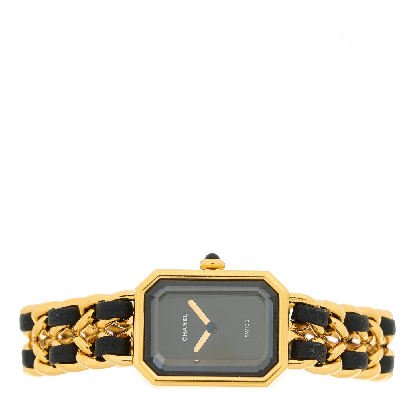 Stainless Steel Lambskin 20mm Chain Premiere Quartz Watch Gold L