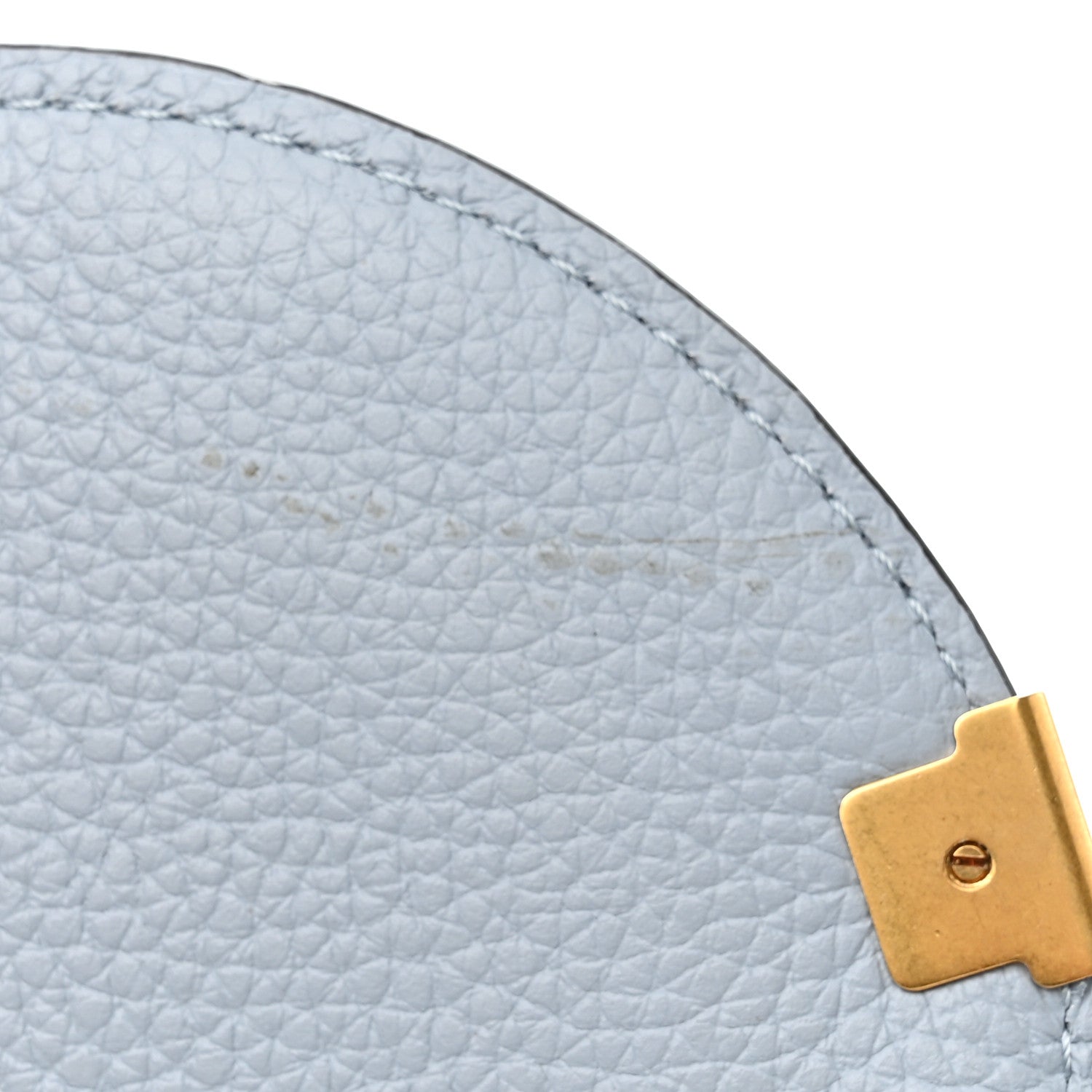 Chloe Calfskin Nano Marcie Saddle Bag Shady Blue 10 of 12