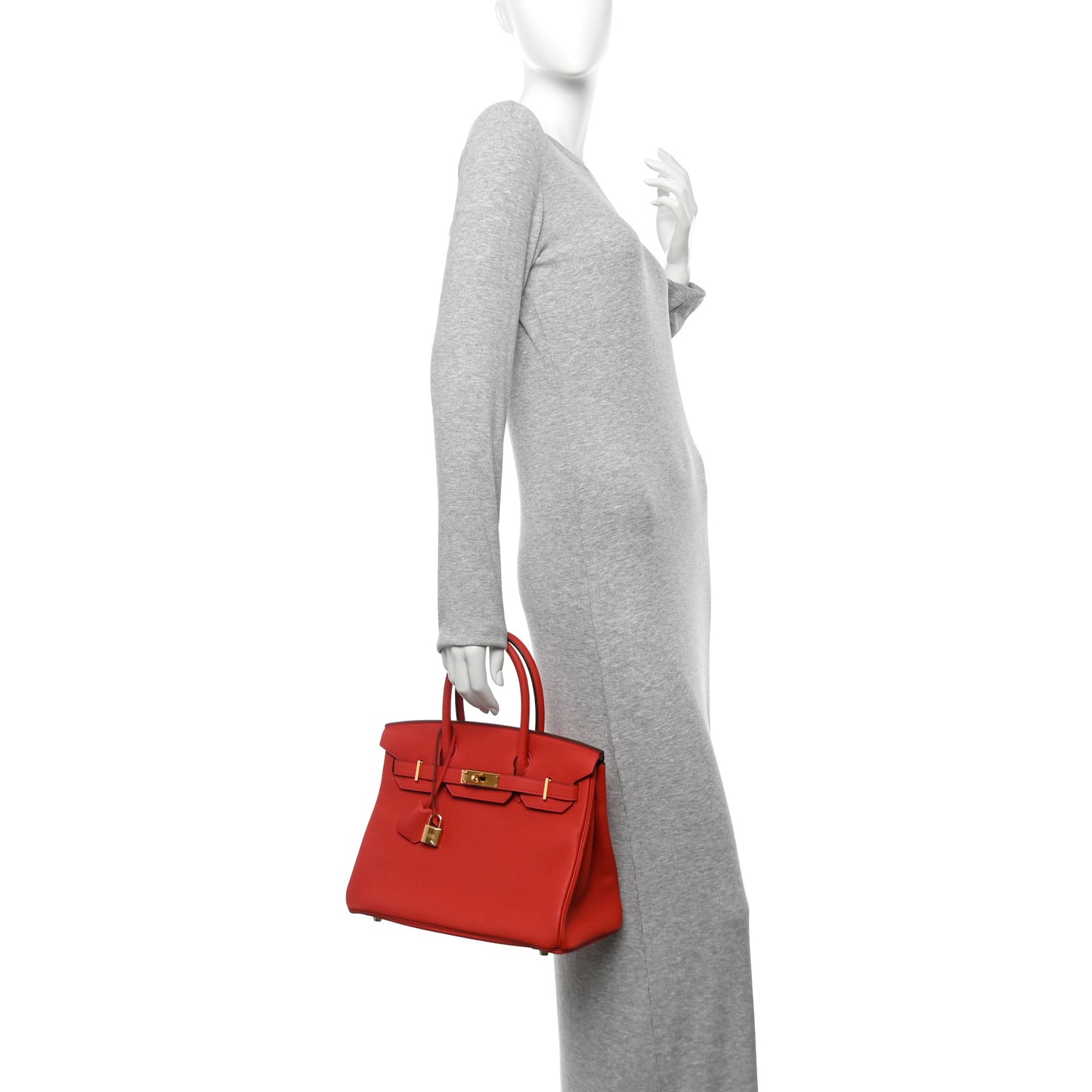 Togo BIRKIN 30 Rouge Casaque