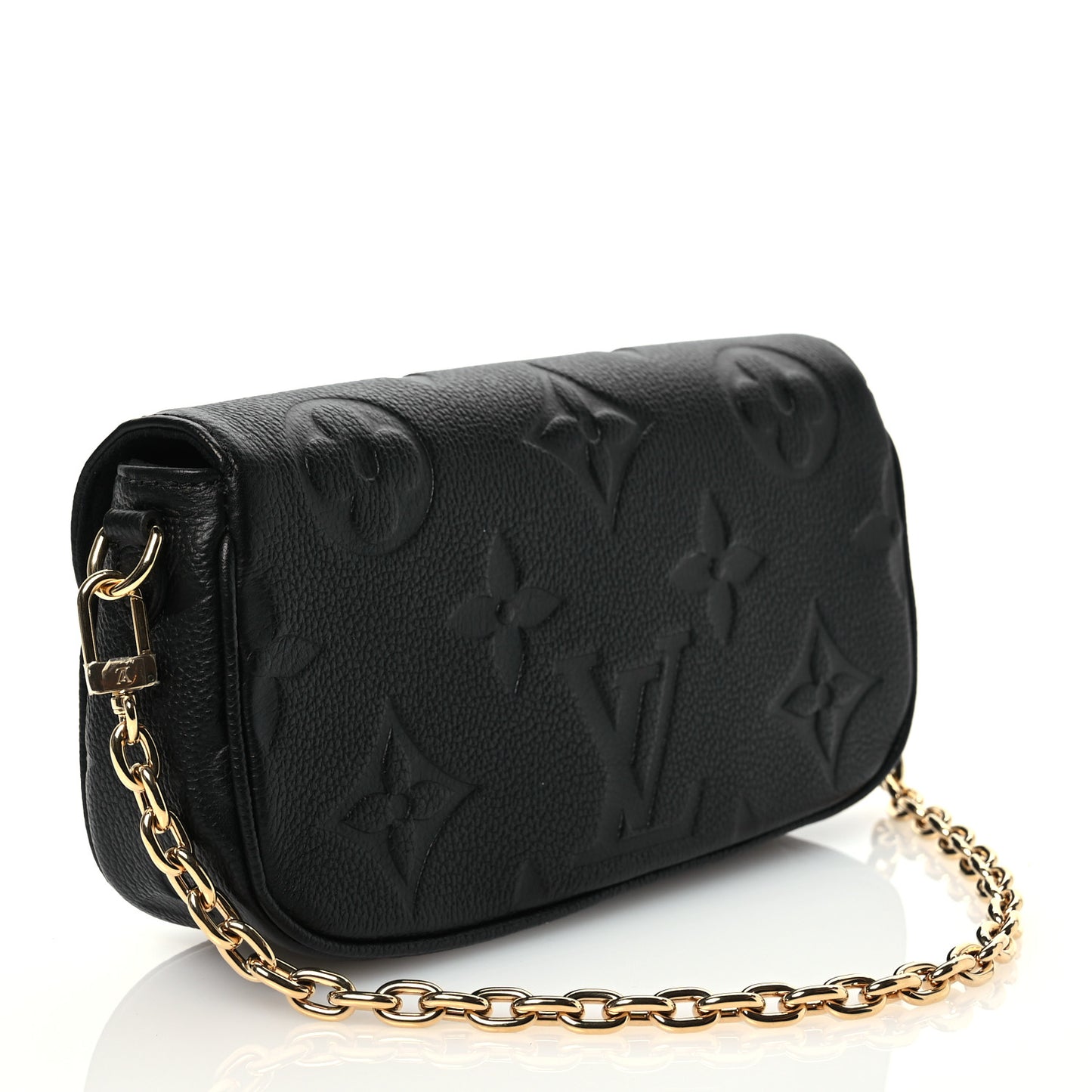 Empreinte Monogram Giant Ivy Wallet On Chain Black