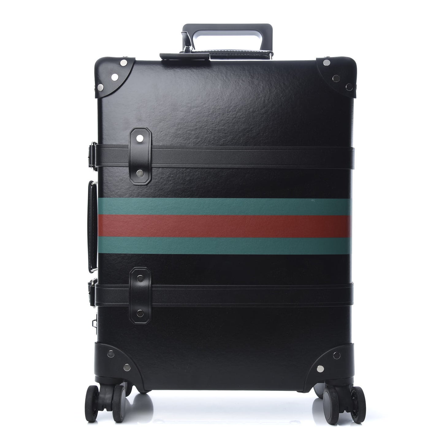 Calfskin Web Globe-Trotter Carry-On Black