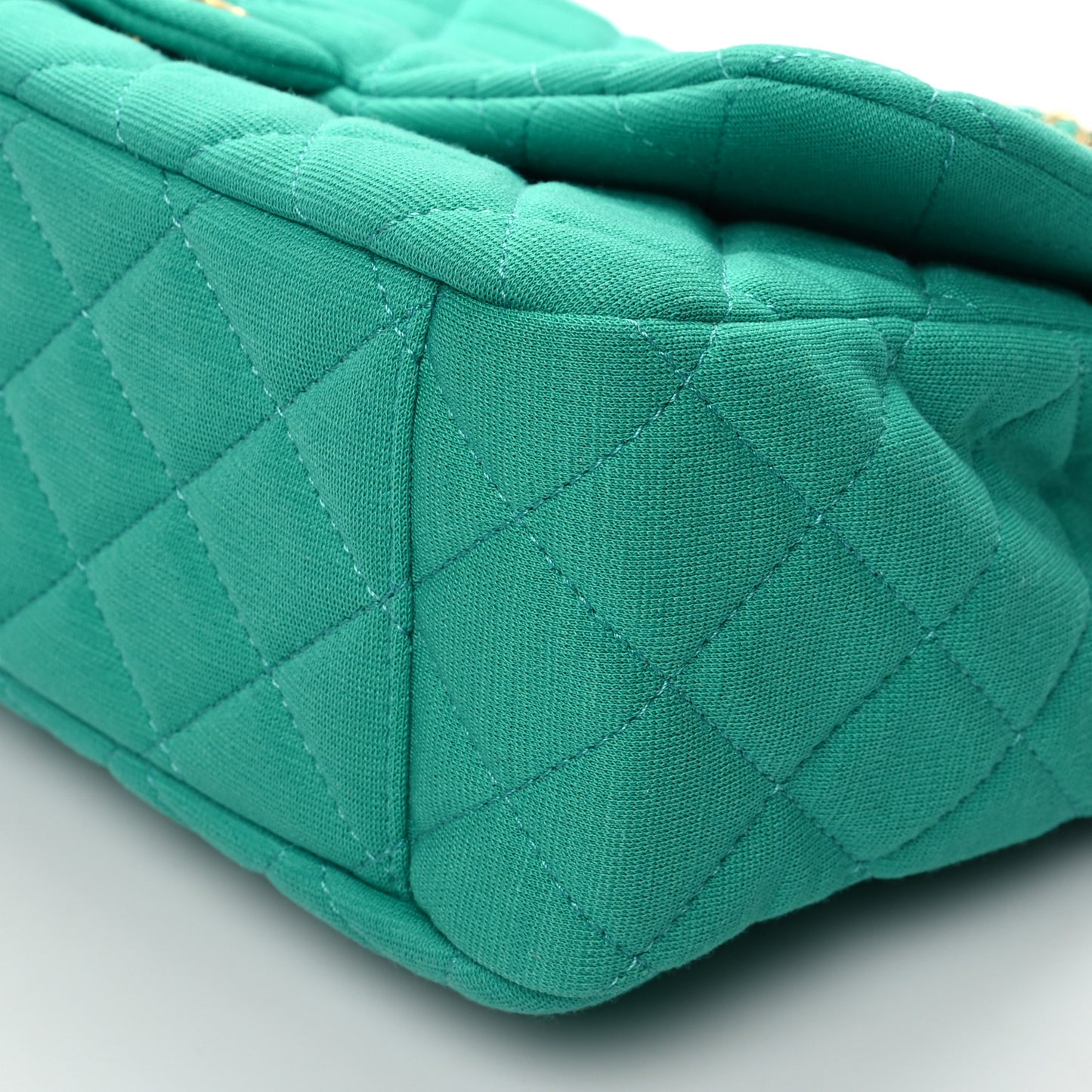 Jersey Quilted XL Jumbo Flap Green