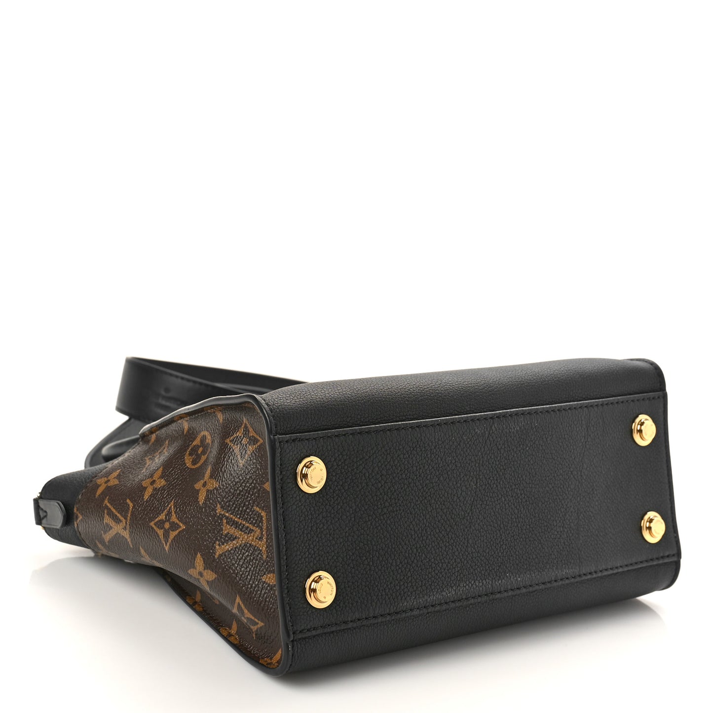 Calfskin Monogram On My Side PM Black