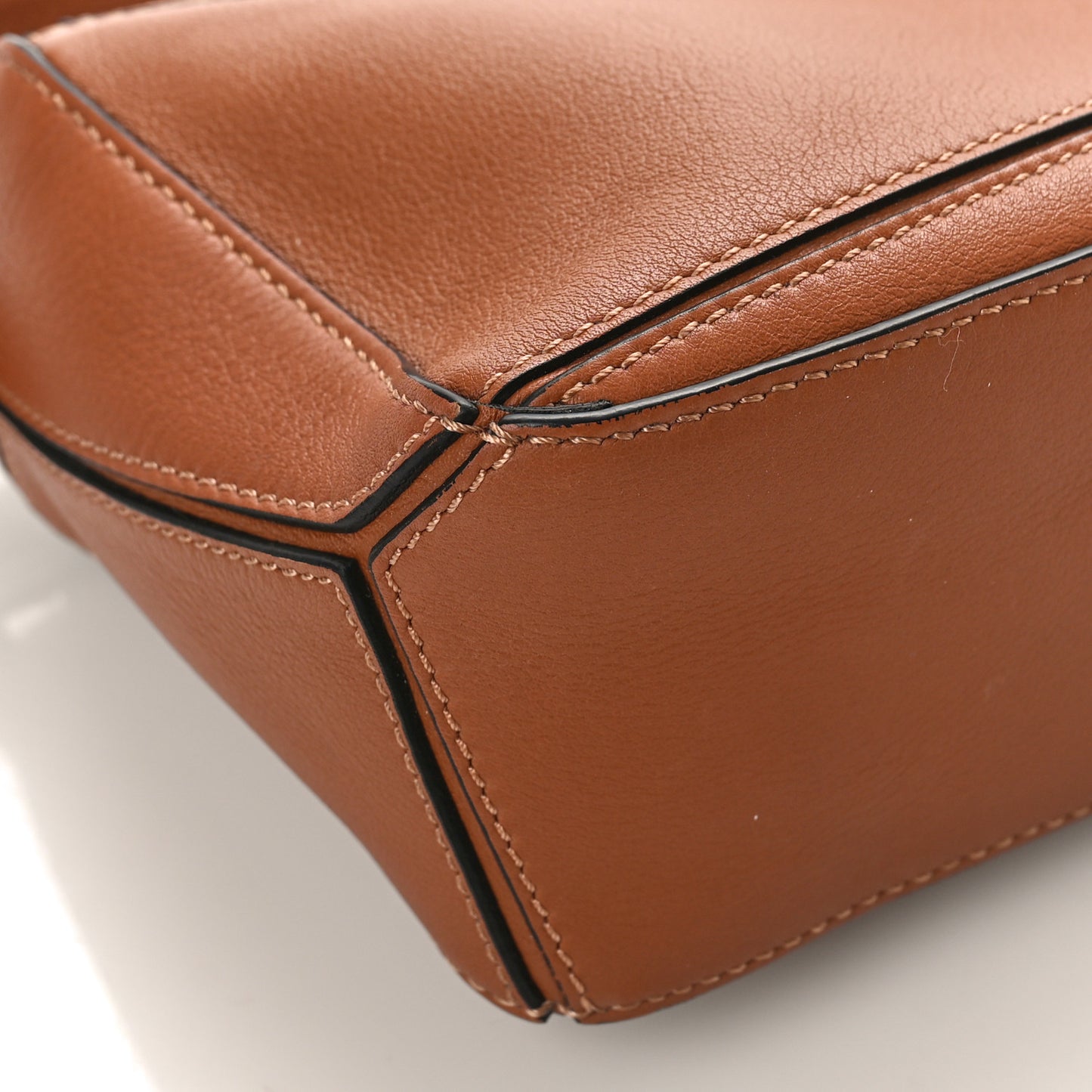 Calfskin Mini Puzzle Bag Tan