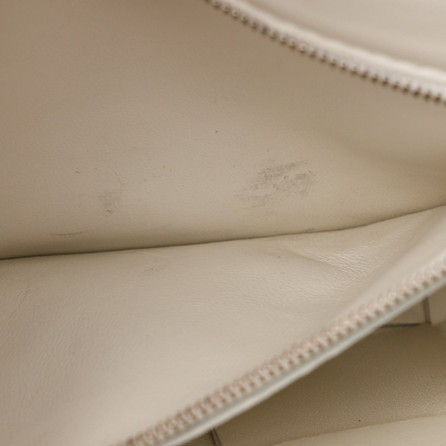 Lambskin Maxi Intrecciato Cassette Crossbody Bag White